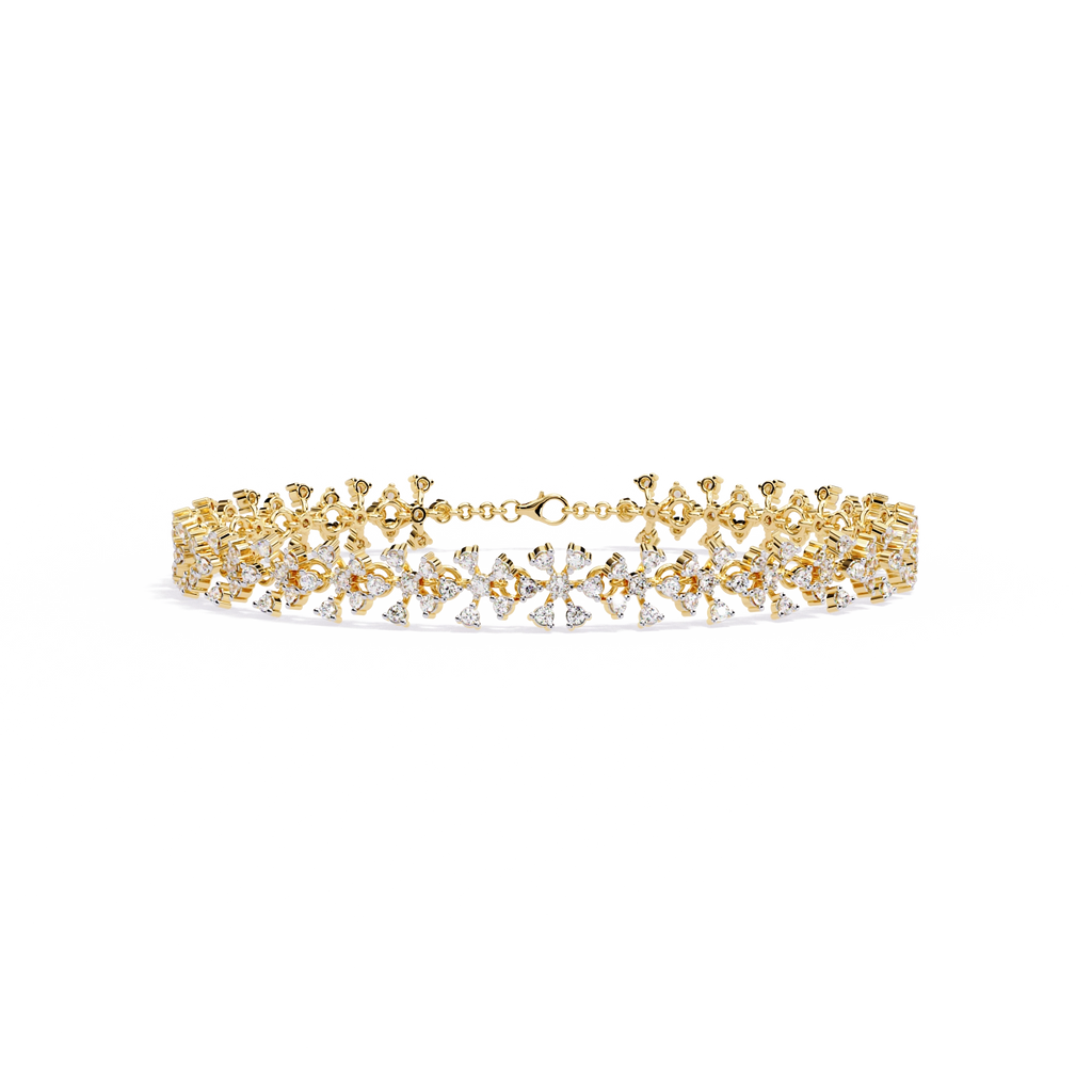 Multi-Row Diamond Bracelet