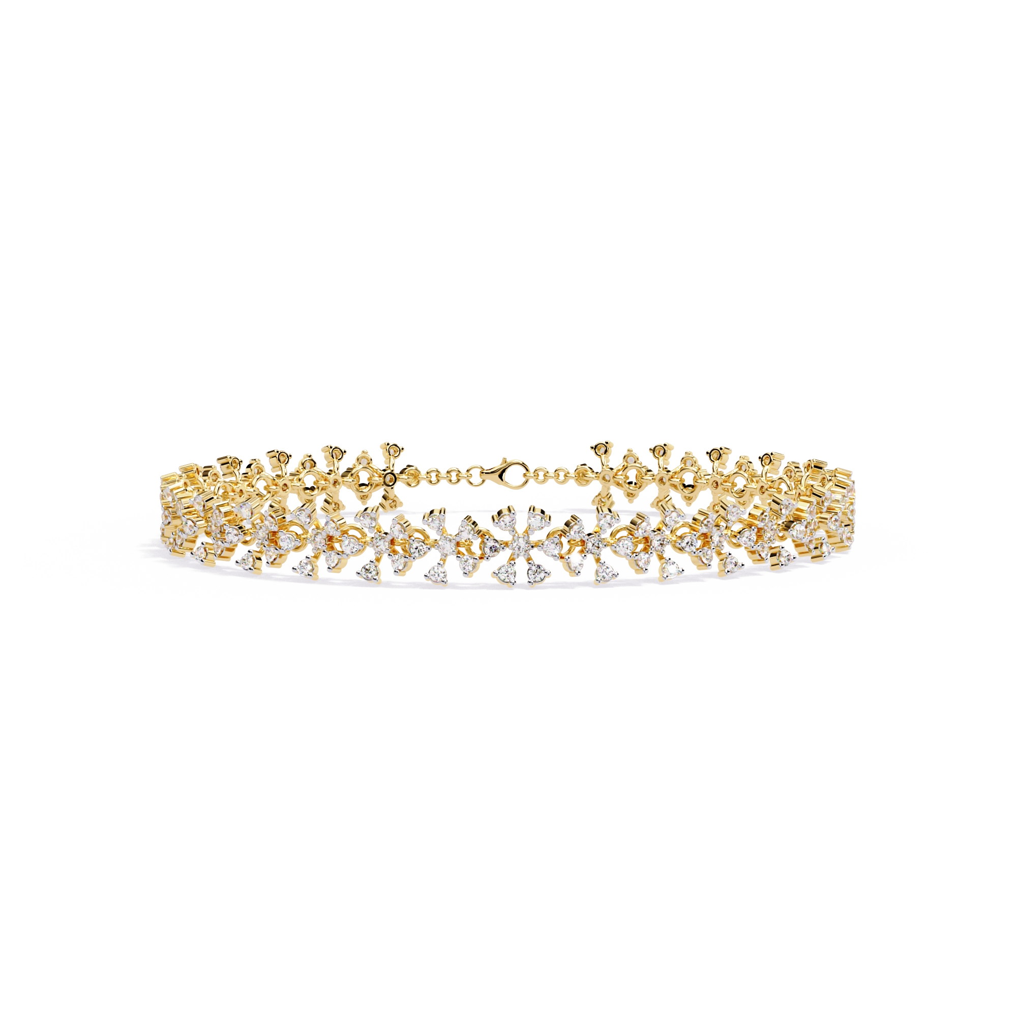 Multi-Row Diamond Bracelet