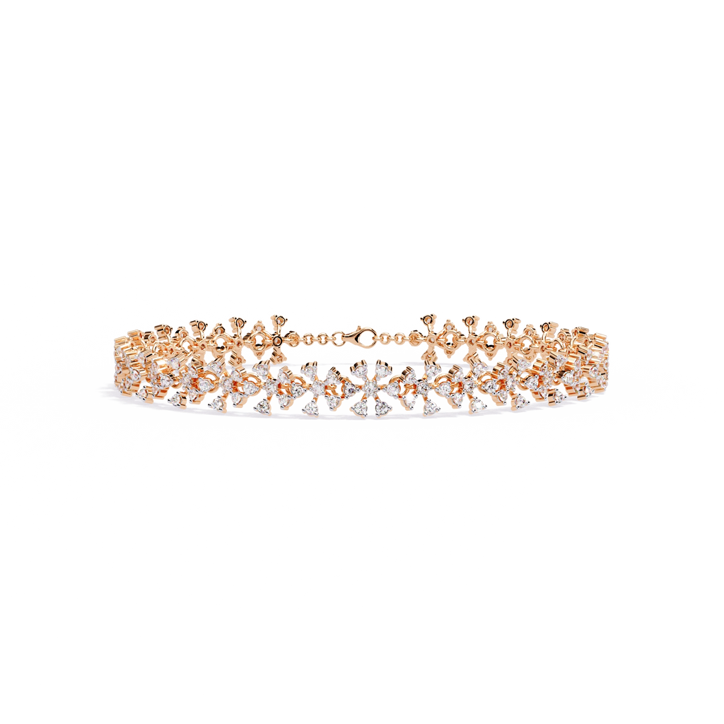 Multi-Row Diamond Bracelet