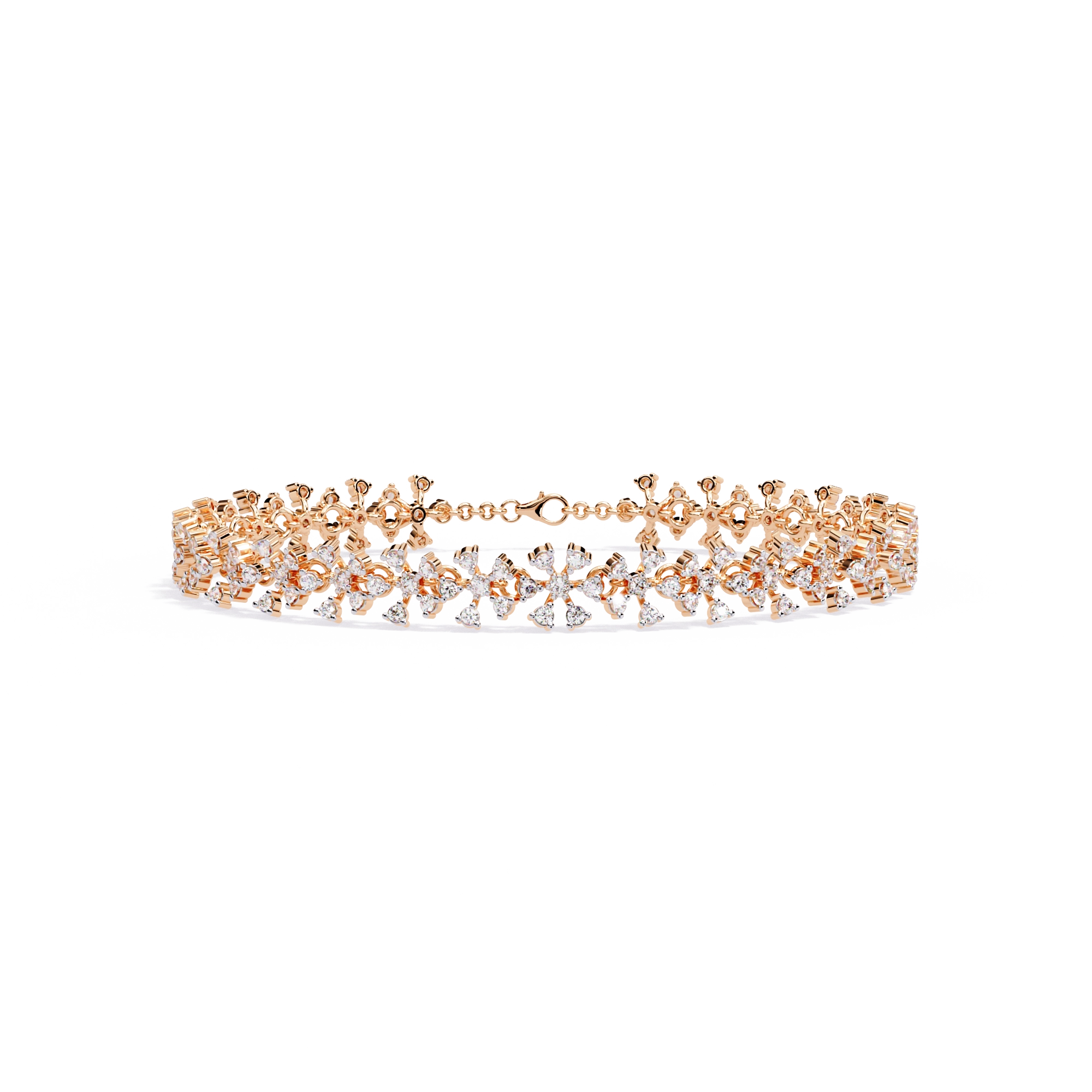 Multi-Row Diamond Bracelet