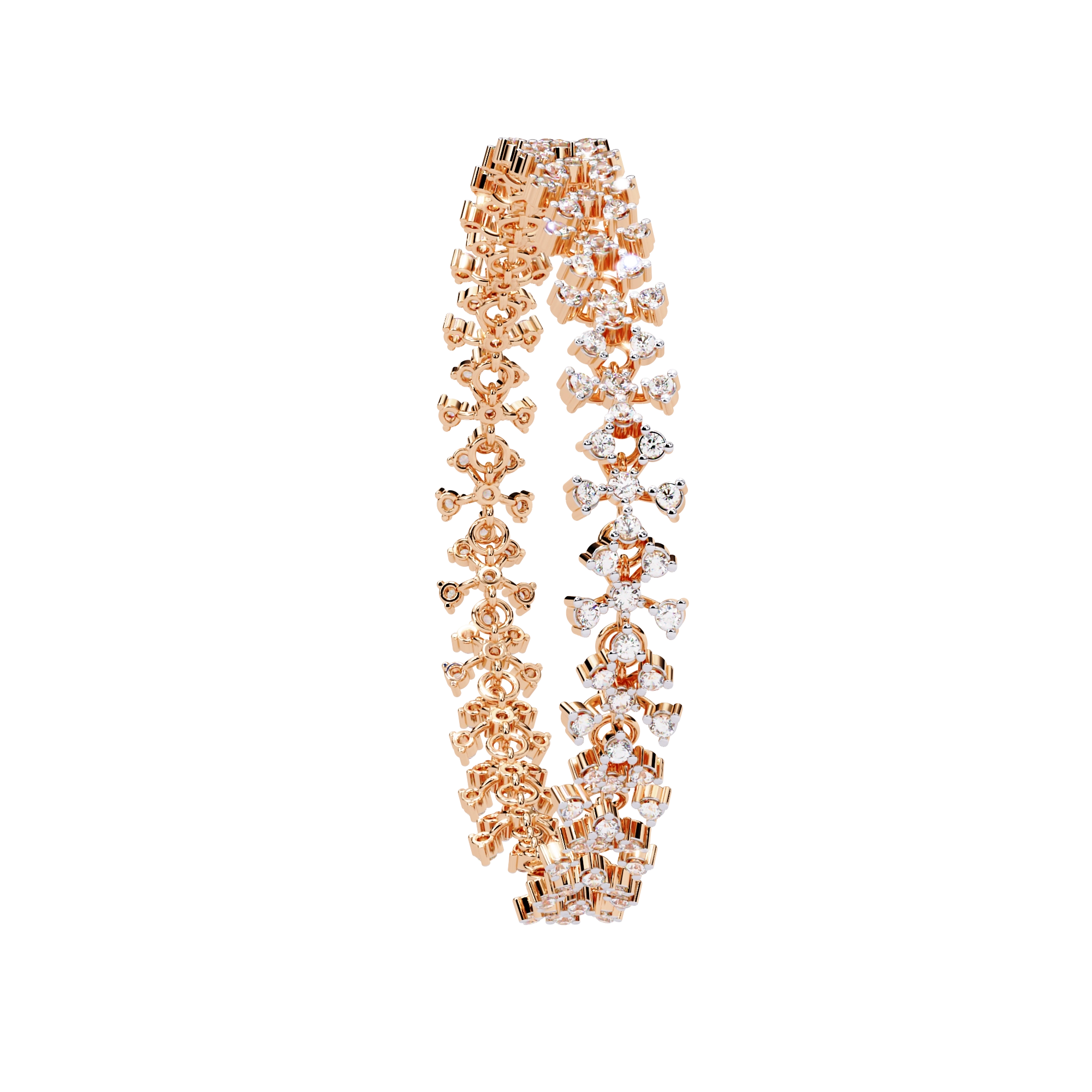 Multi-Row Diamond Bracelet