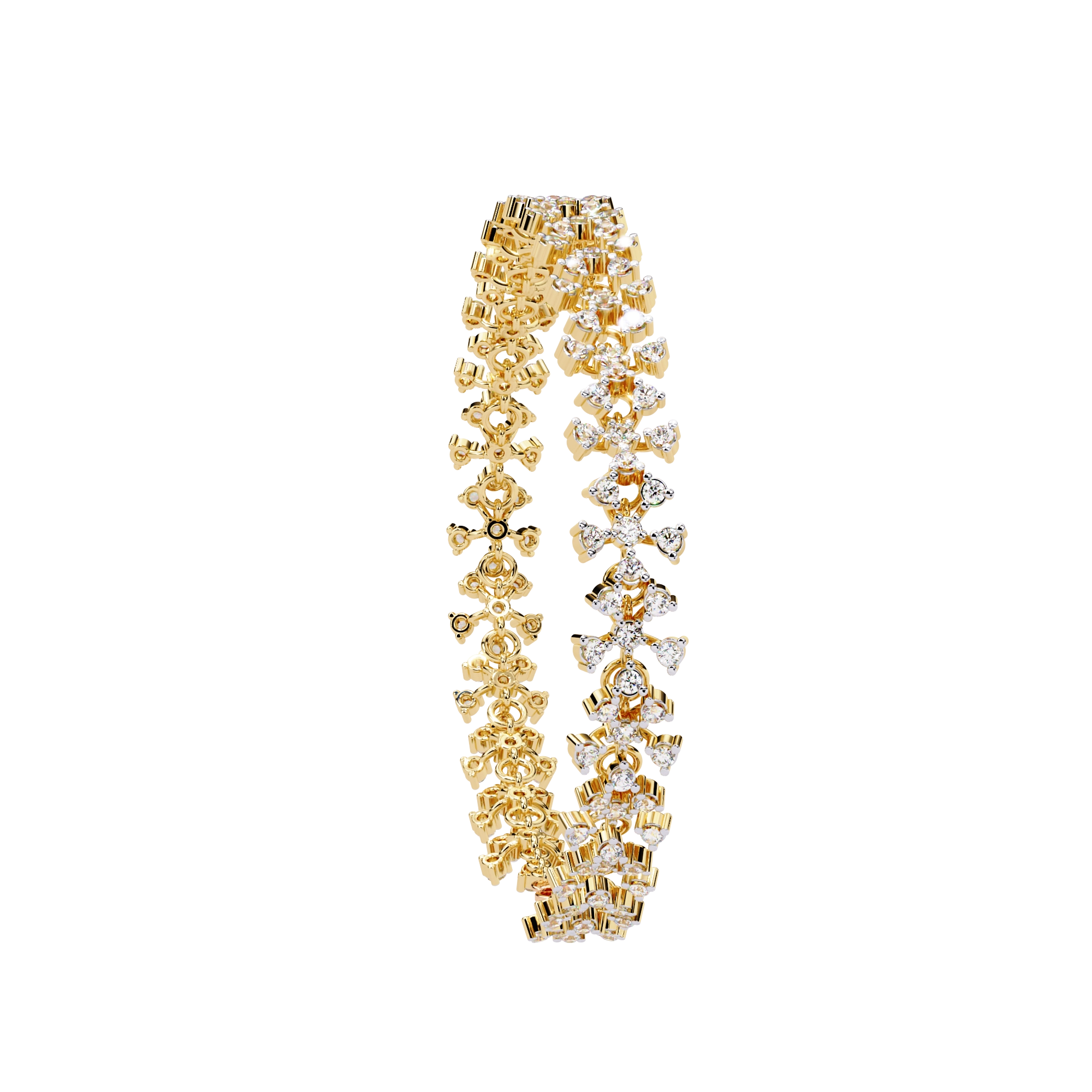 Multi-Row Diamond Bracelet