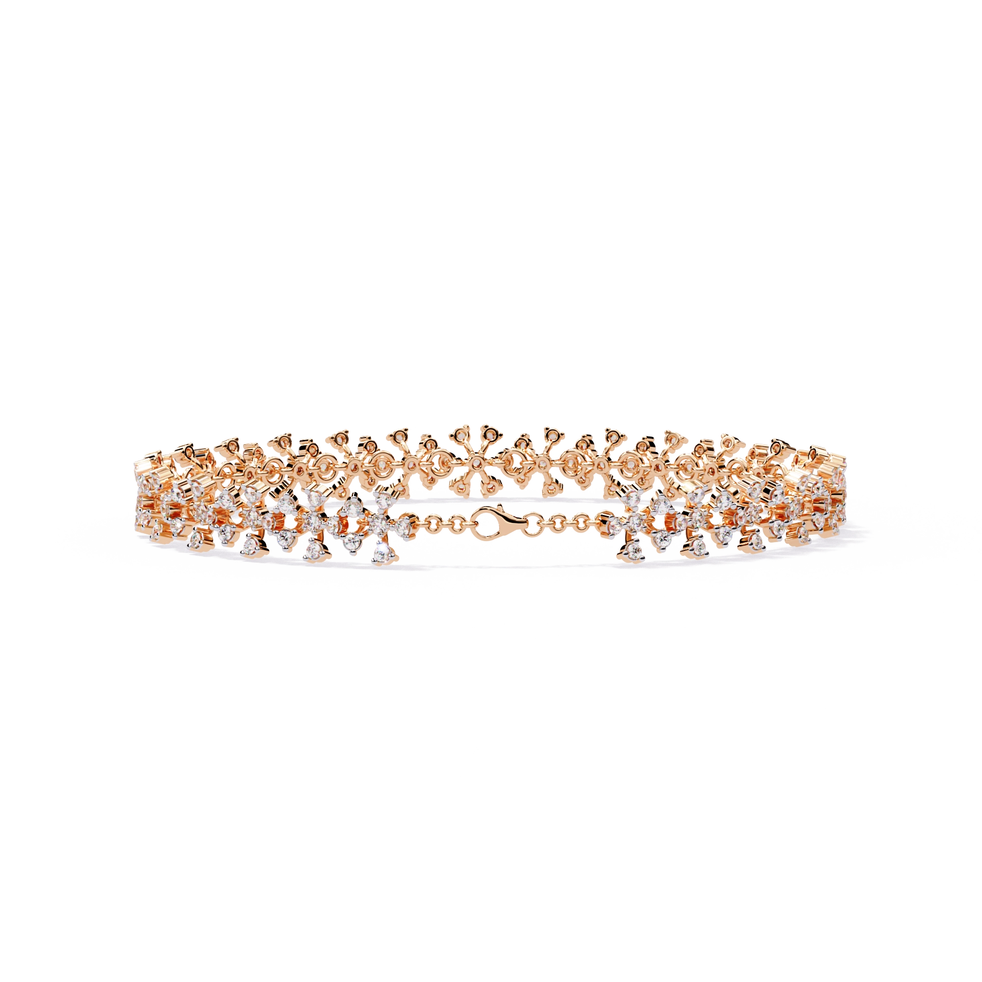Multi-Row Diamond Bracelet