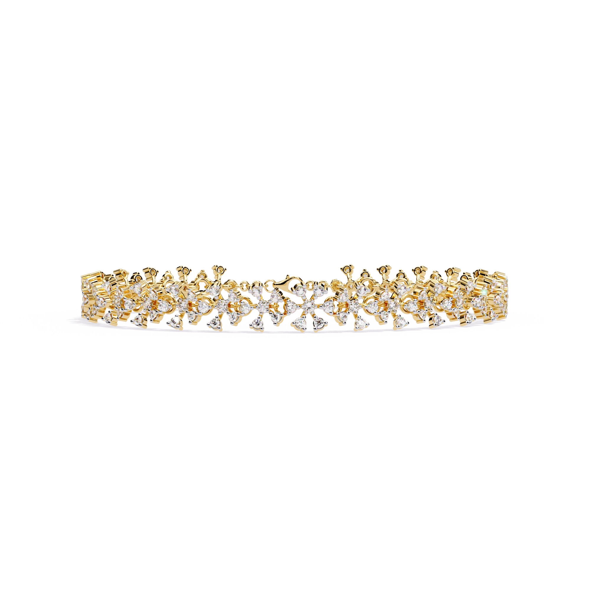 Multi-Row Diamond Bracelet