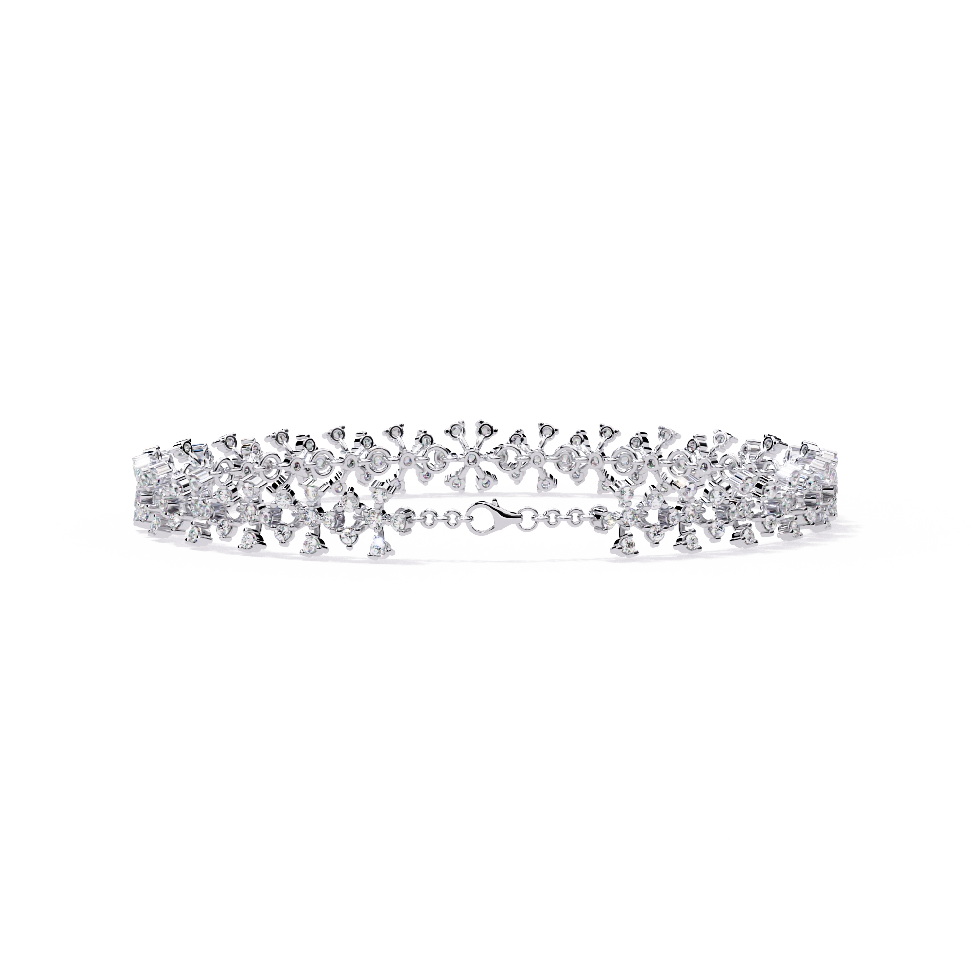 Multi-Row Diamond Bracelet