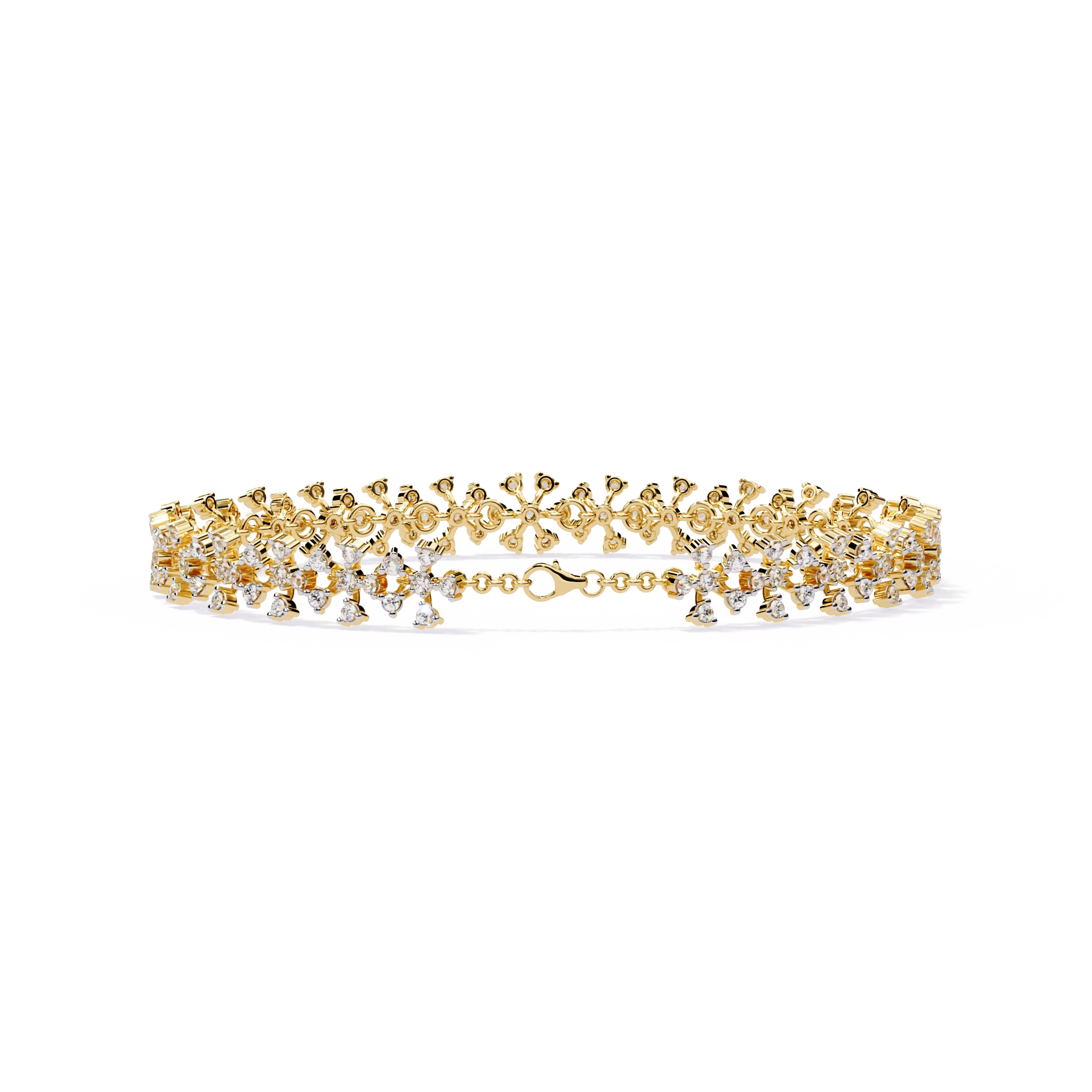 Multi-Row Diamond Bracelet