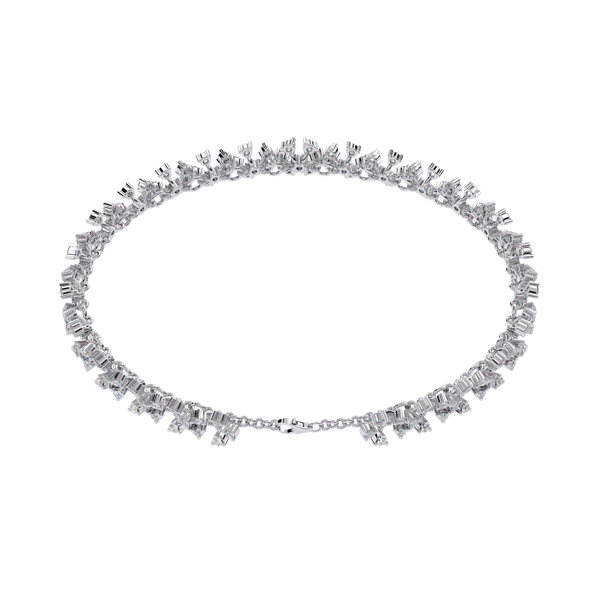 Multi-Row Diamond Bracelet