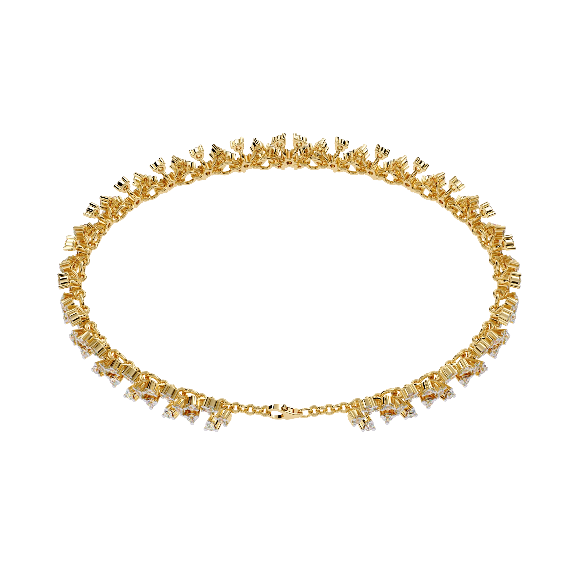 Multi-Row Diamond Bracelet