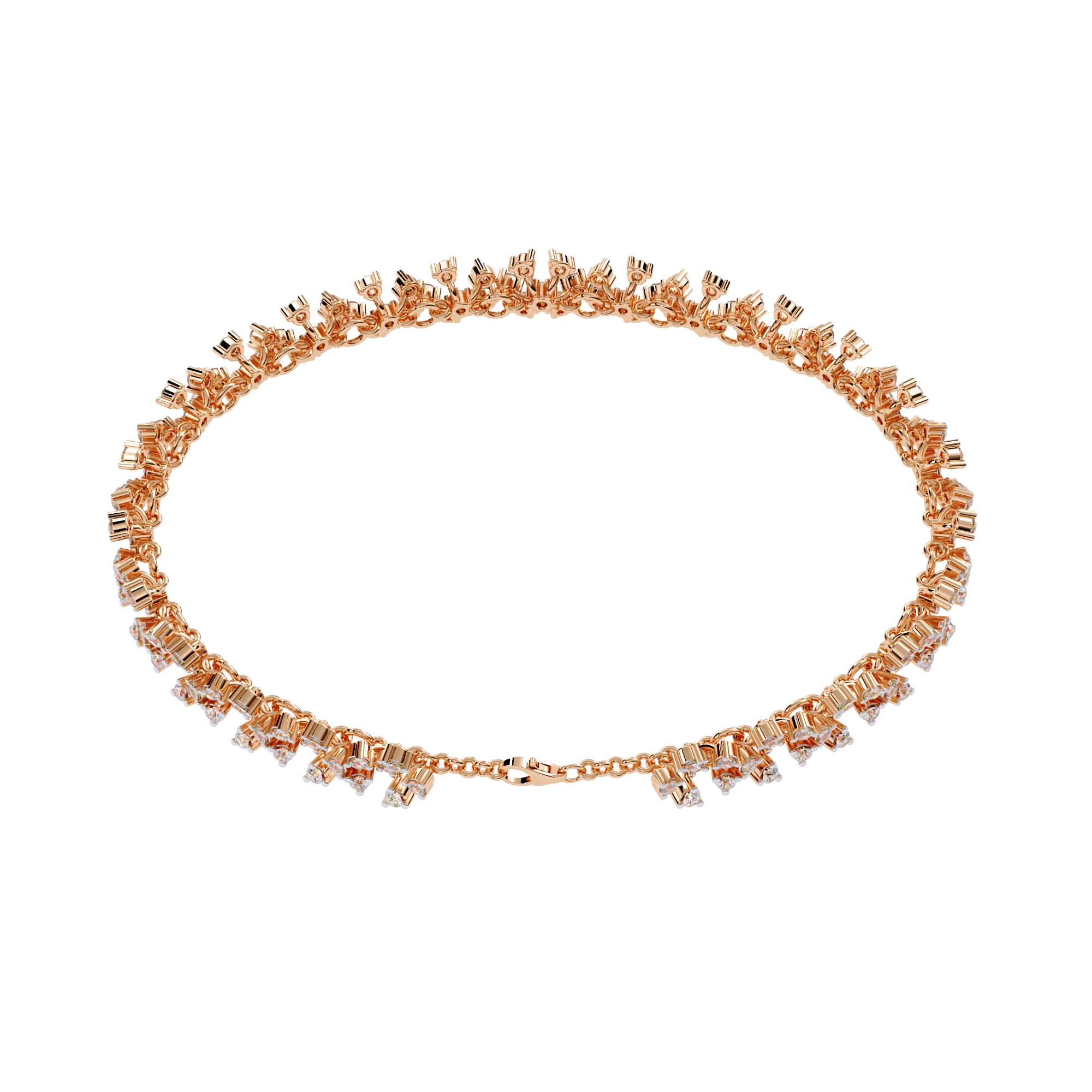 Multi-Row Diamond Bracelet