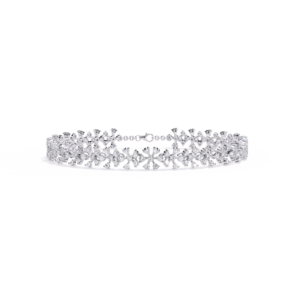Multi-Row Diamond Bracelet