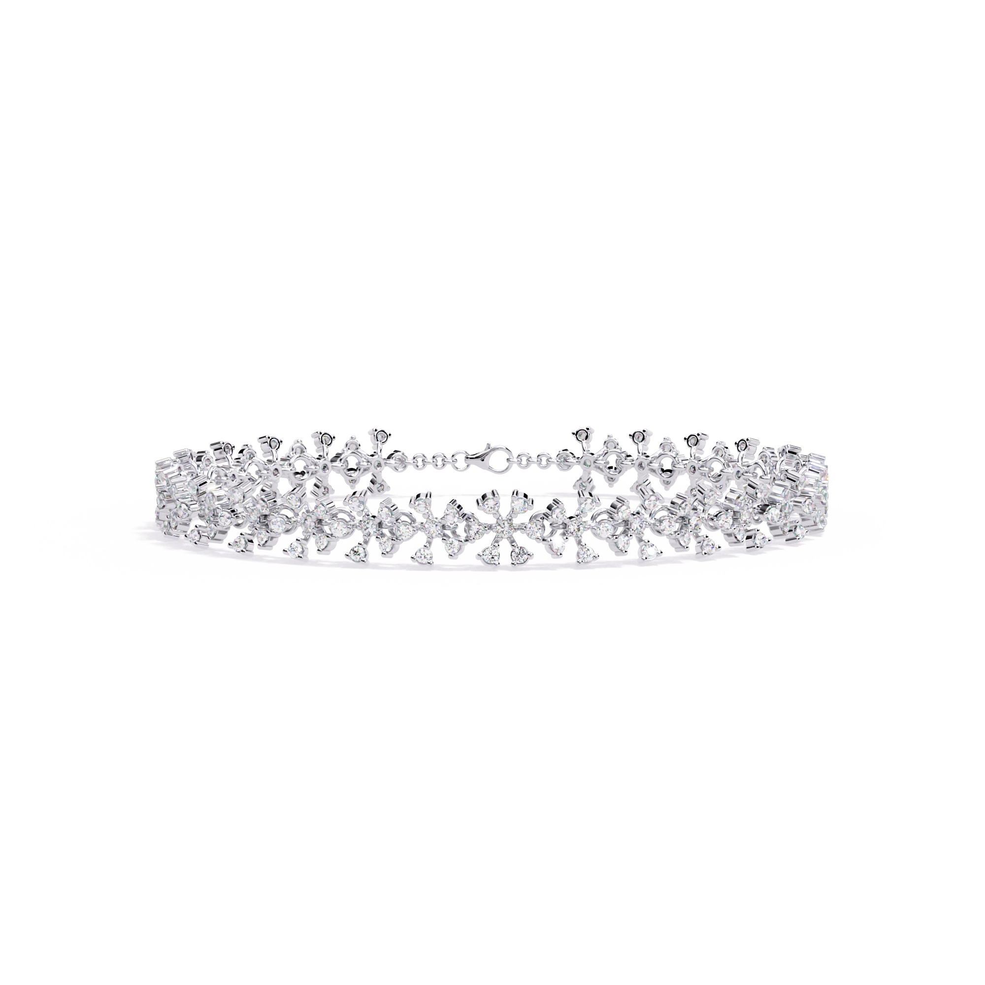 Multi-Row Diamond Bracelet
