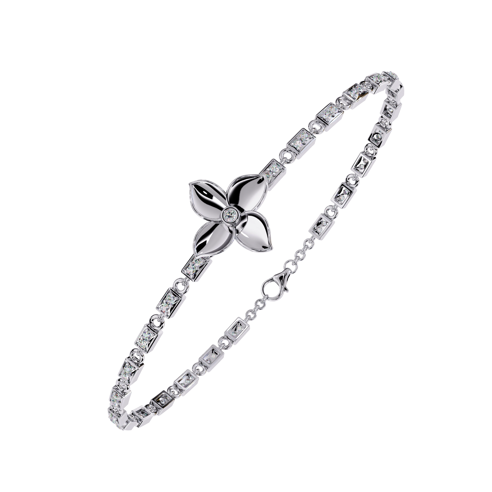 Clover Diamond Bracelet