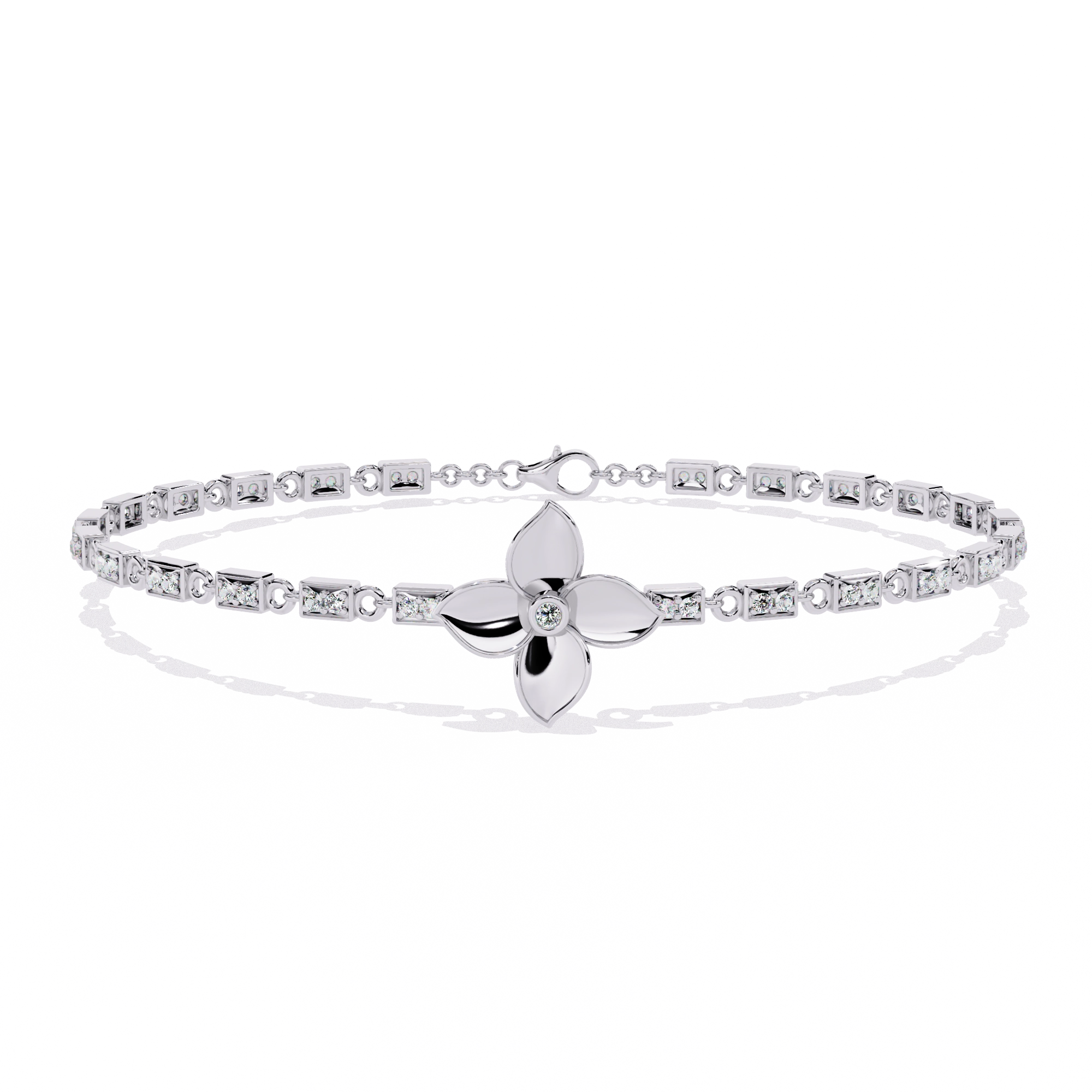 Clover Diamond Bracelet