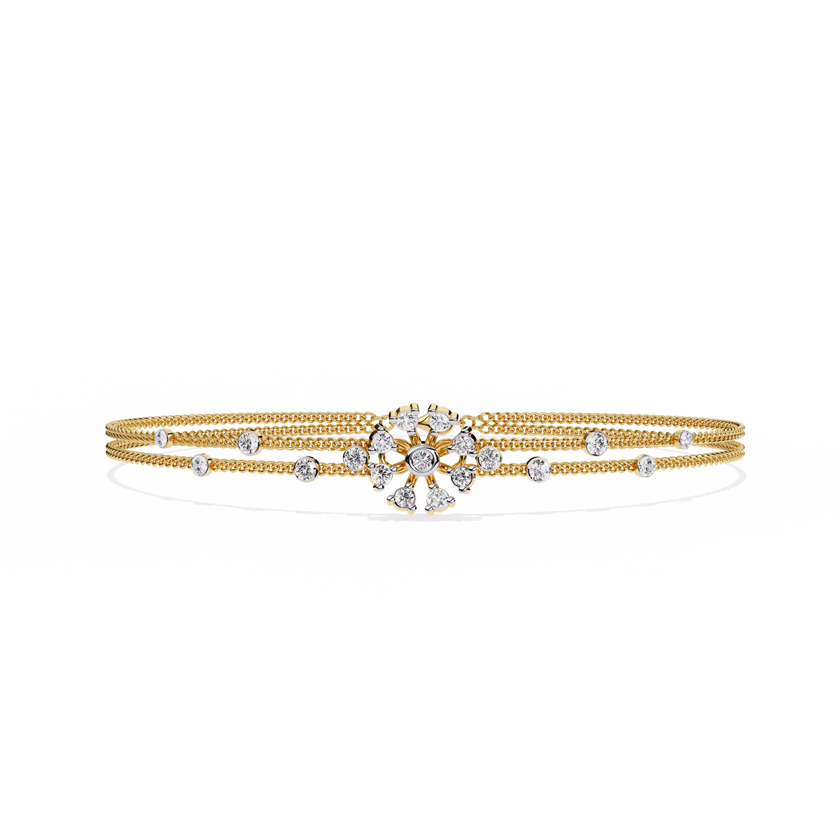 Layered Diamond Bracelet