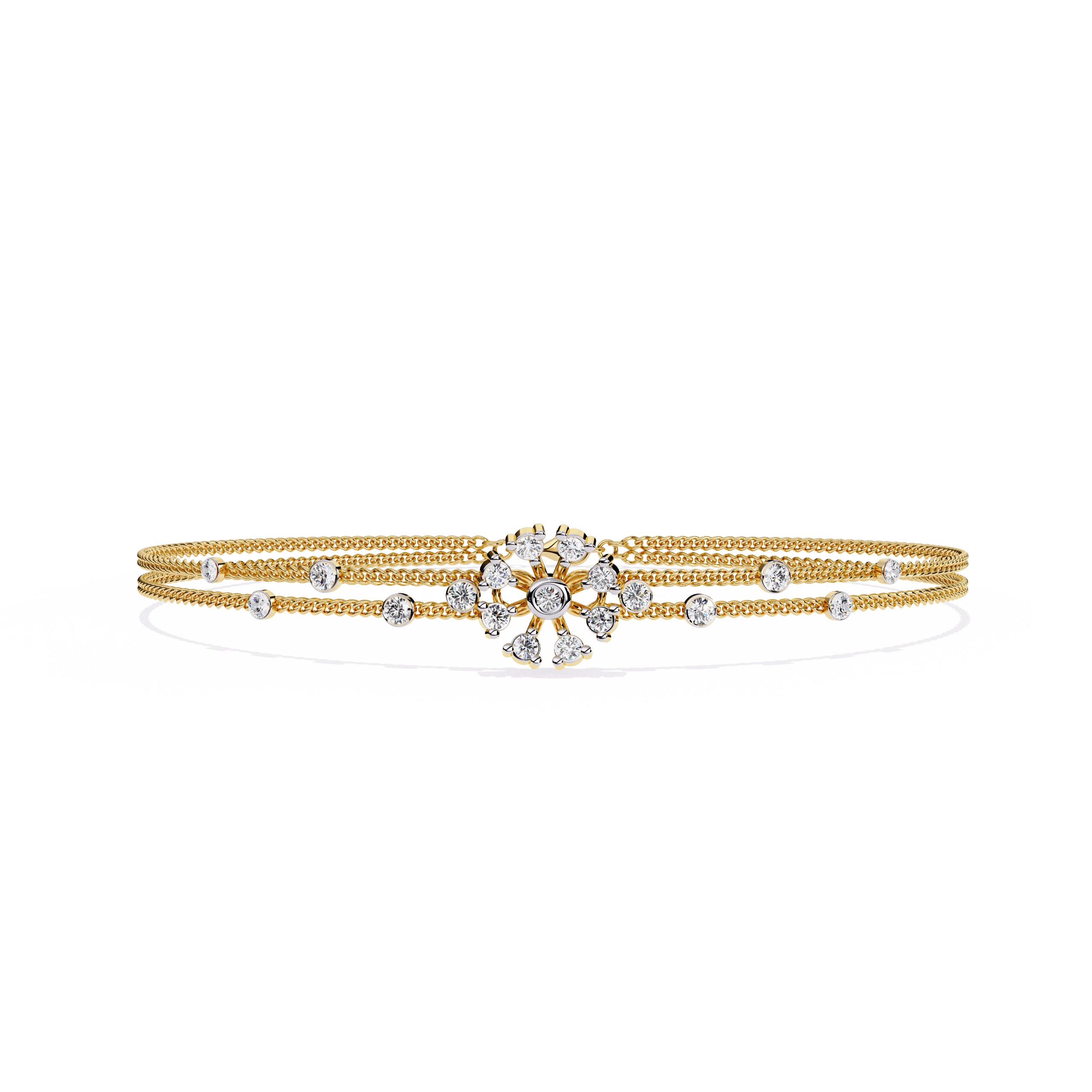 Layered Diamond Bracelet