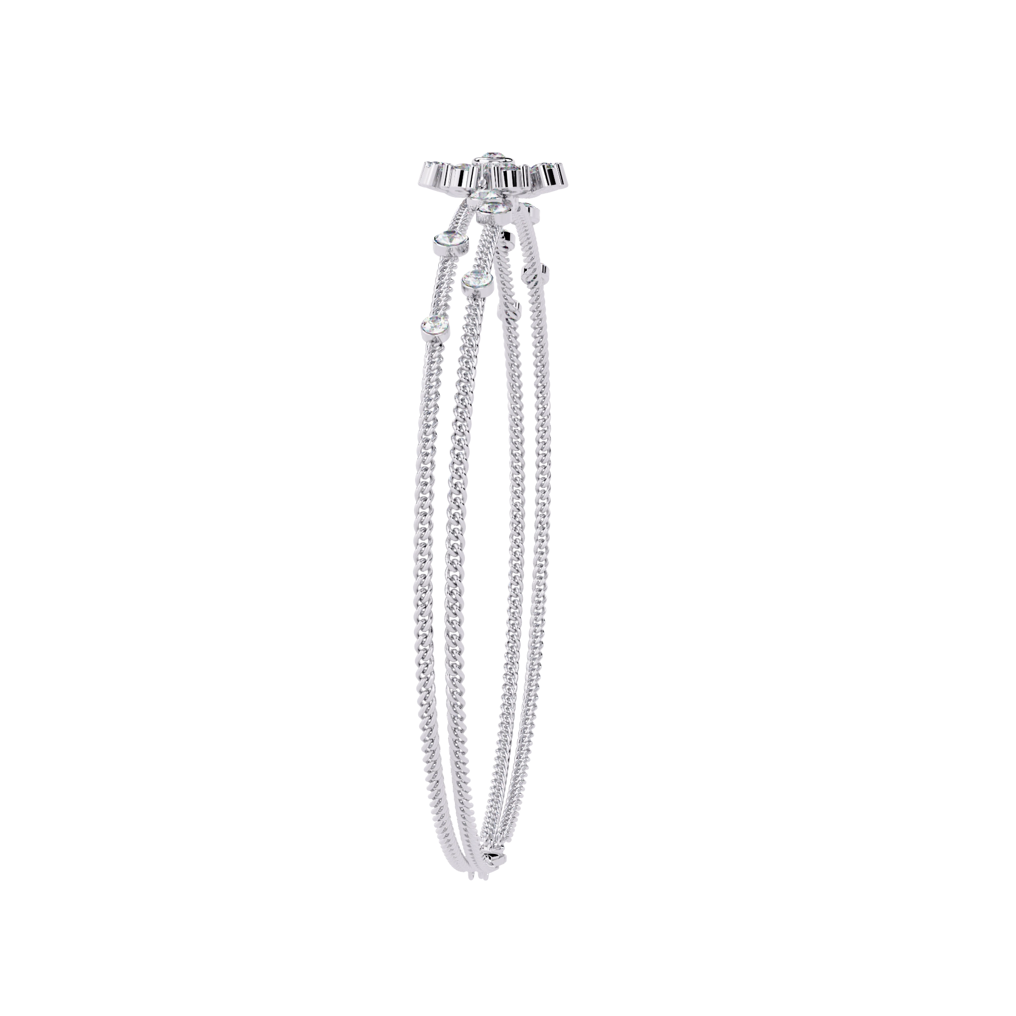 Layered Diamond Bracelet