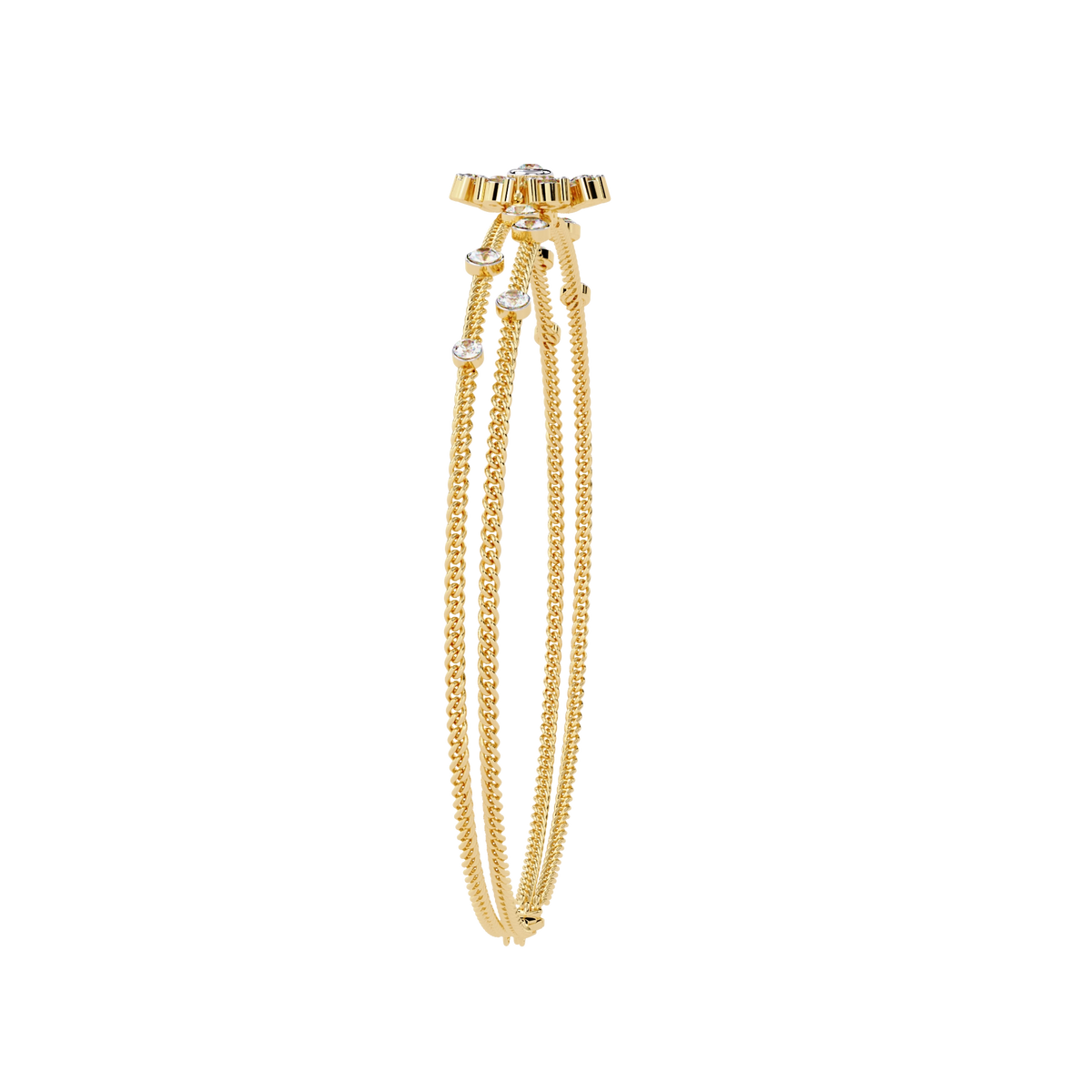 Layered Diamond Bracelet