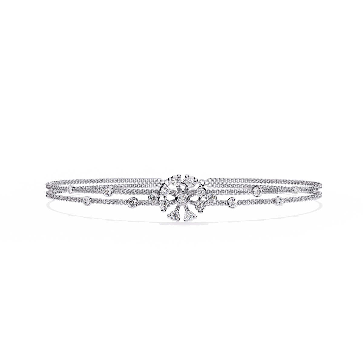 Layered Diamond Bracelet