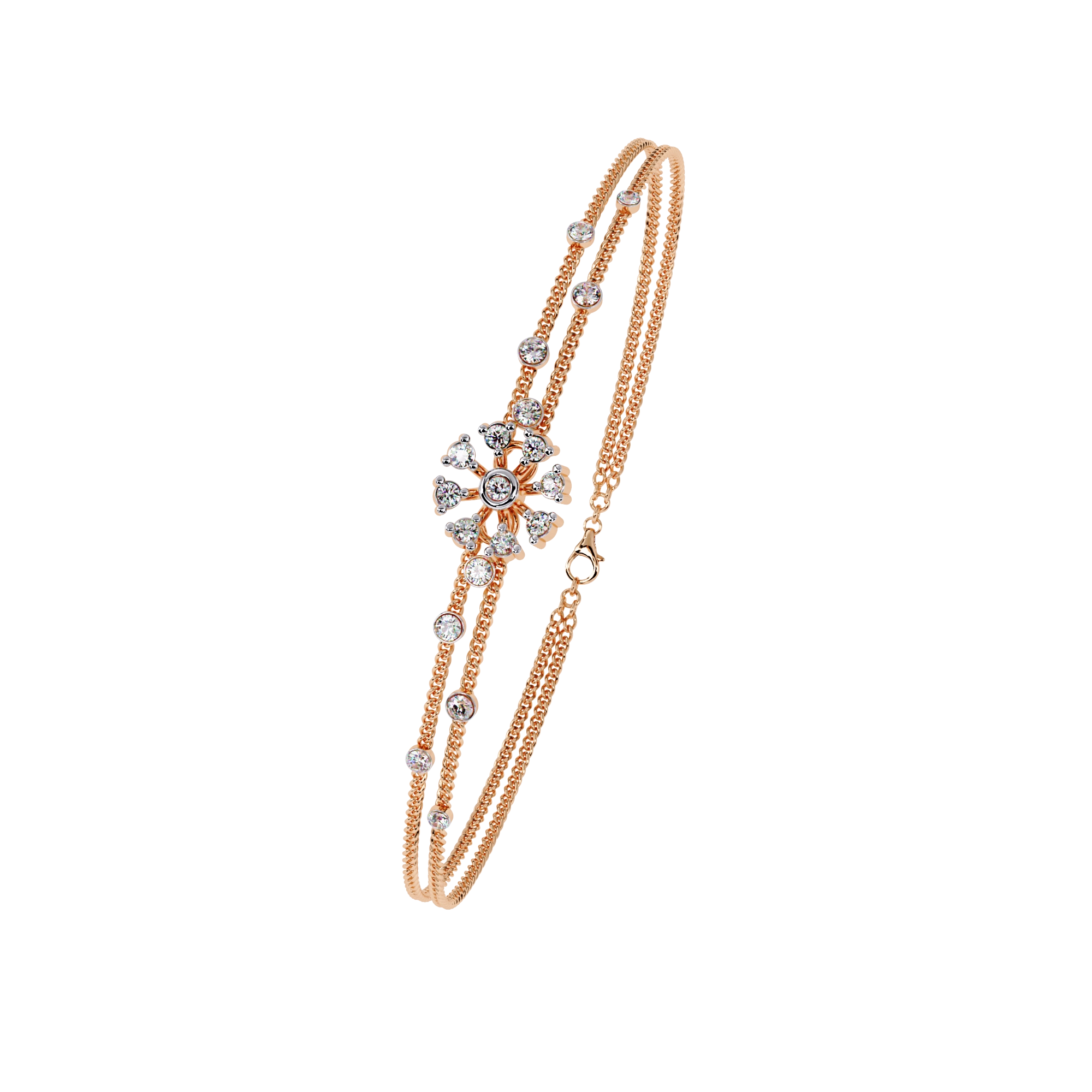Layered Diamond Bracelet