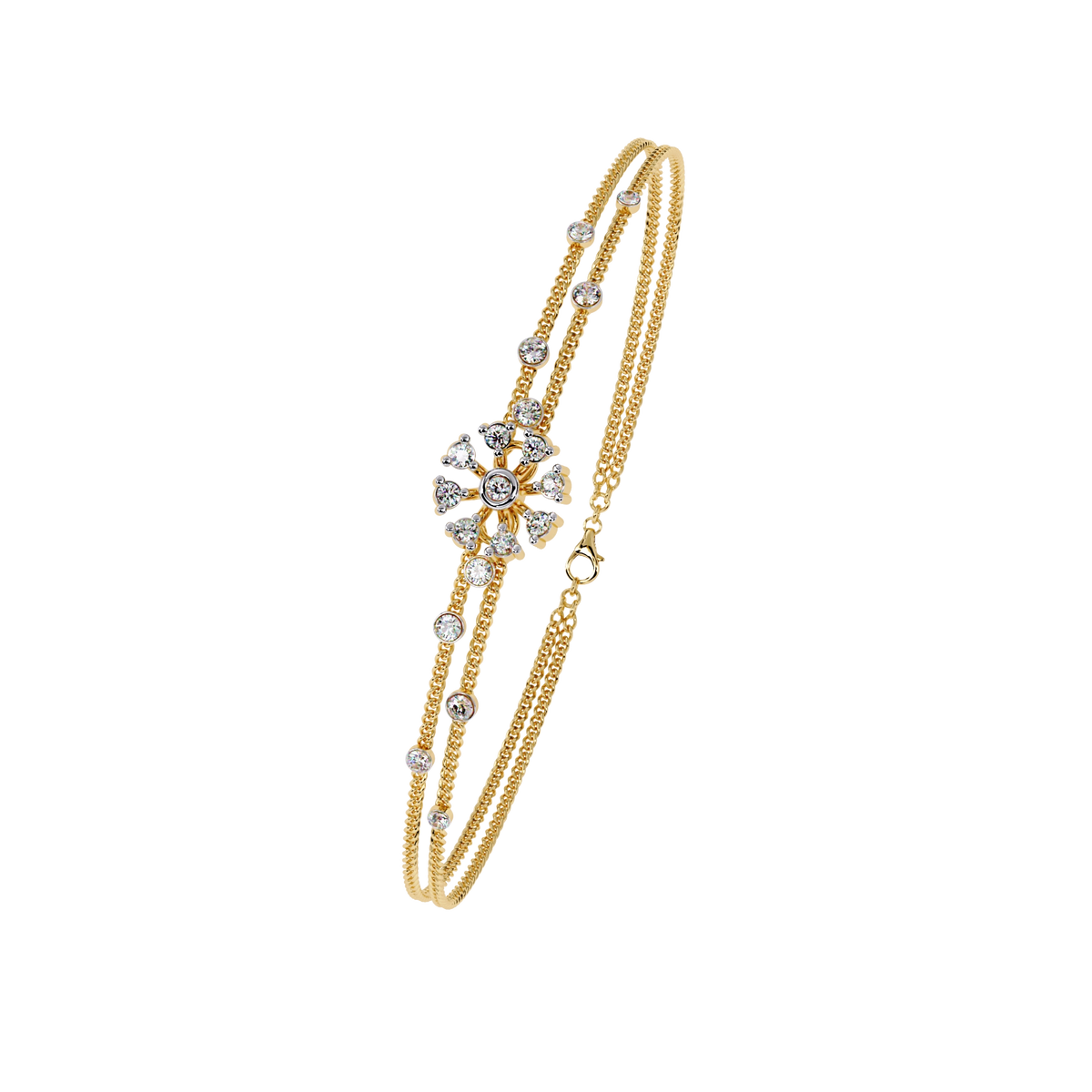 Layered Diamond Bracelet