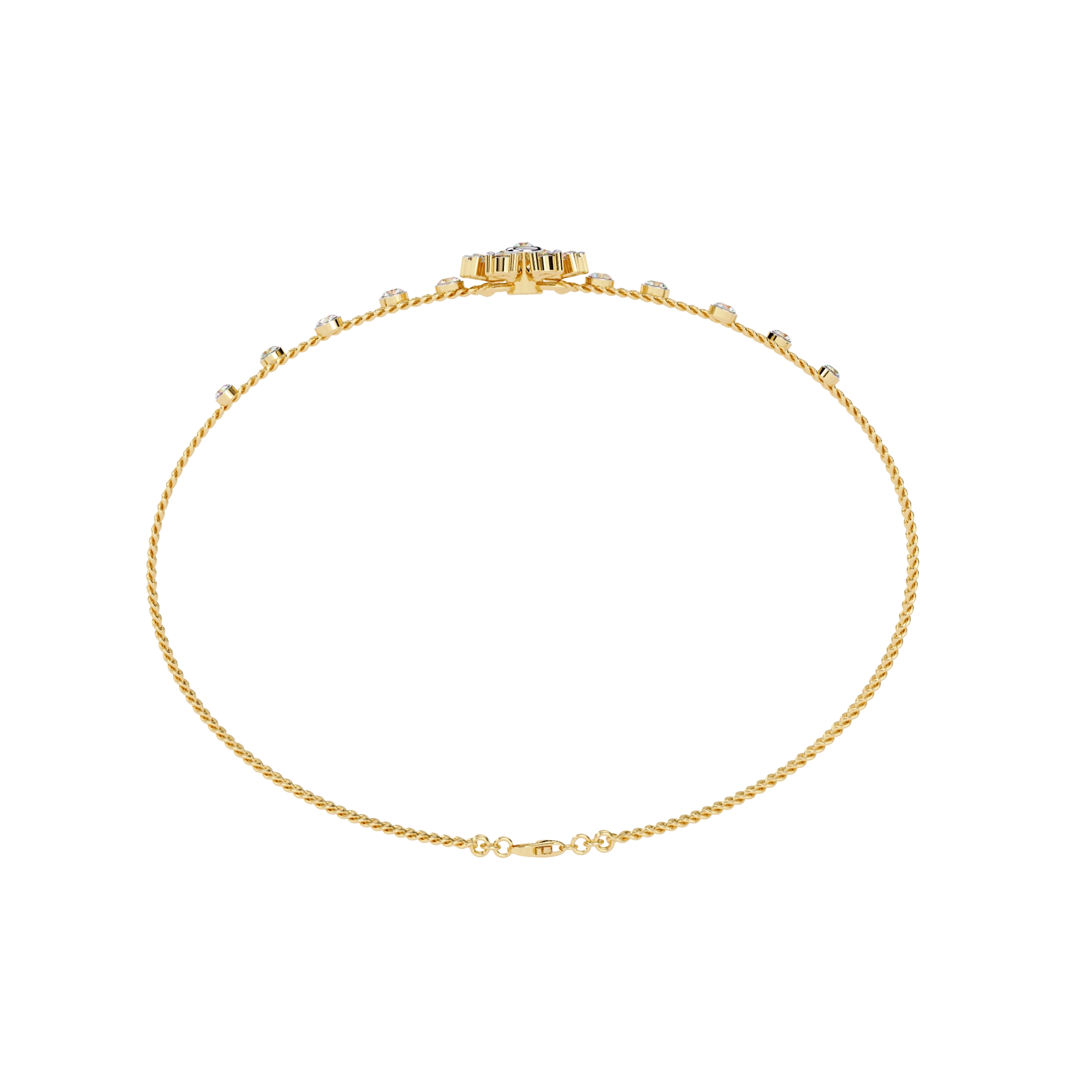 Layered Diamond Bracelet