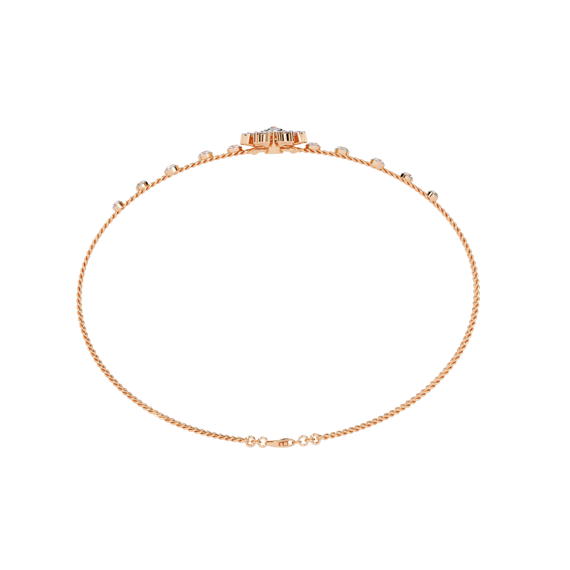 Layered Diamond Bracelet
