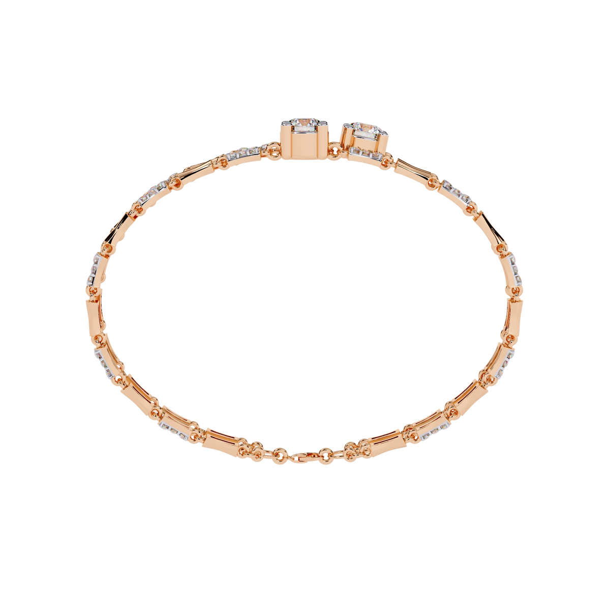 Multi-Layer Diamond Bracelet