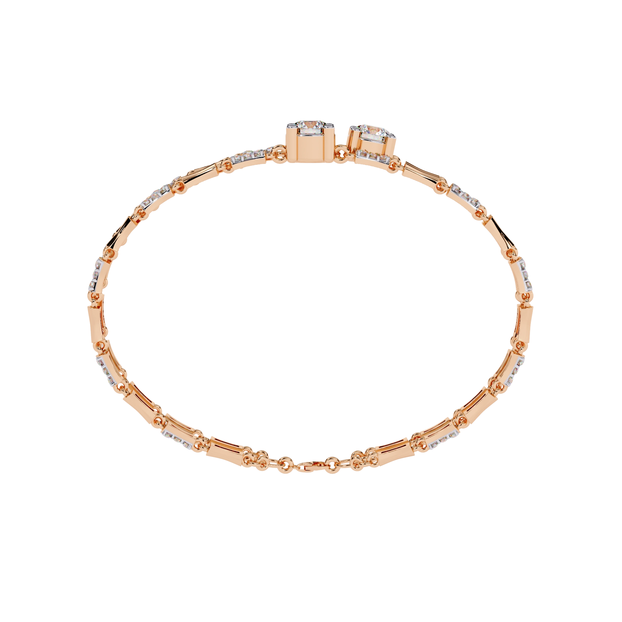 Multi-Layer Diamond Bracelet