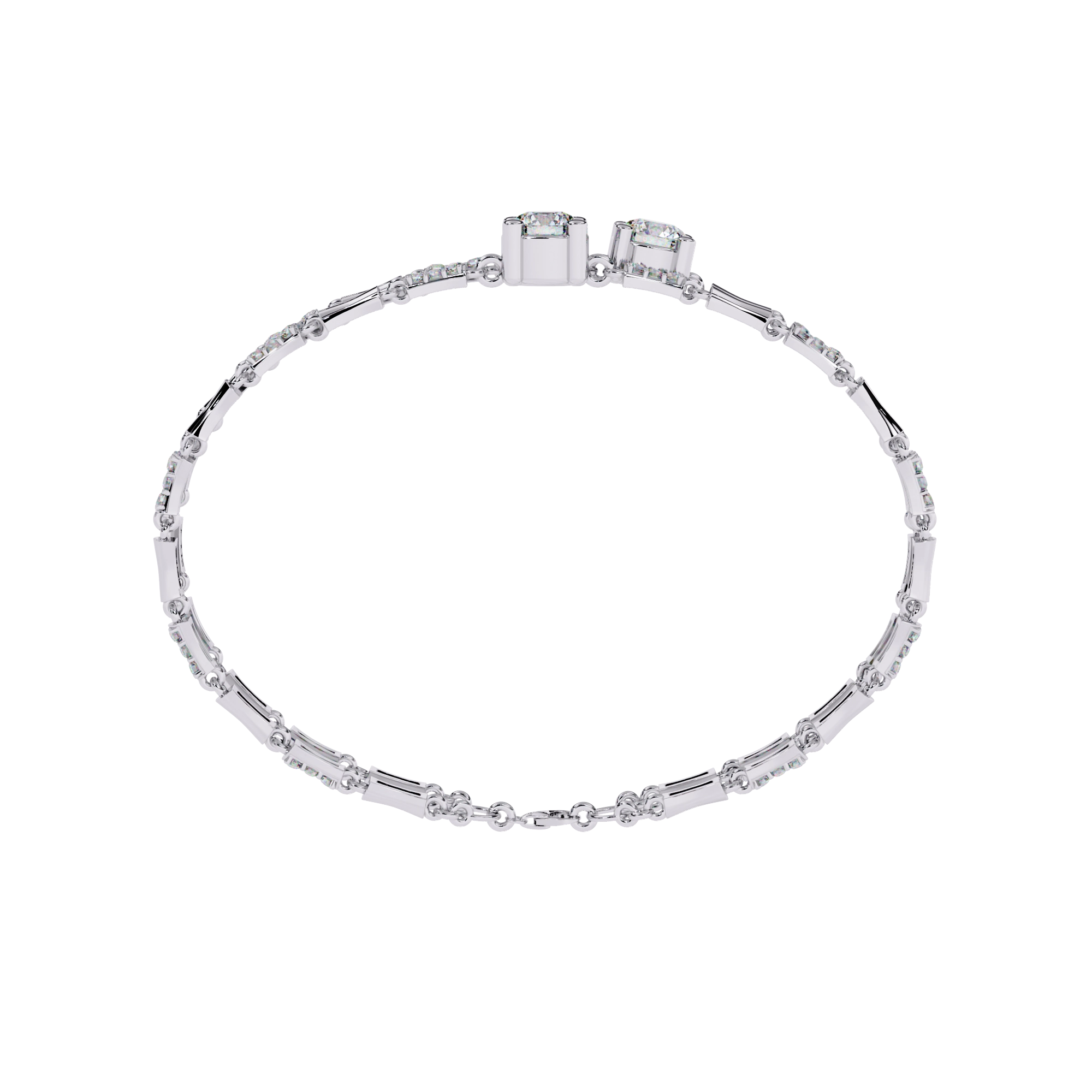 Multi-Layer Diamond Bracelet