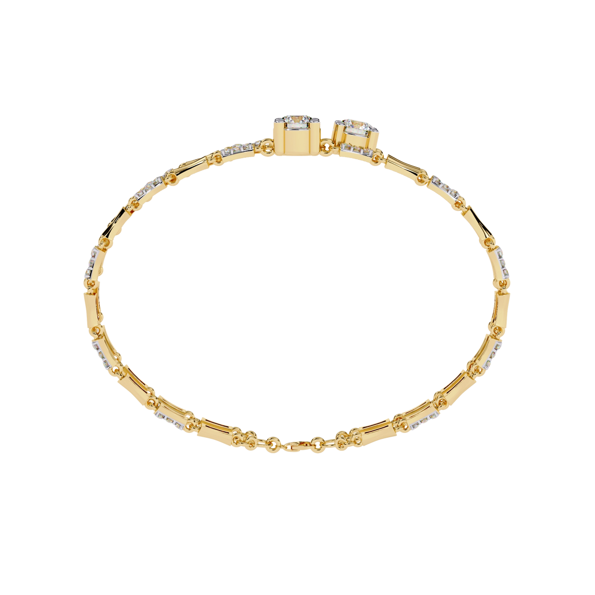 Multi-Layer Diamond Bracelet