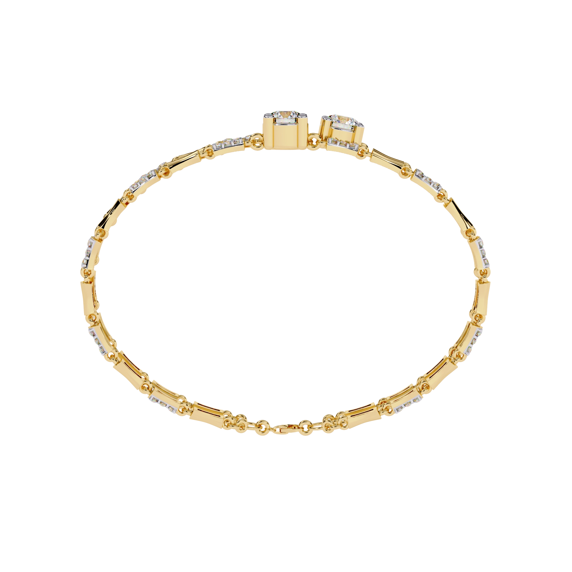 Multi-Layer Diamond Bracelet