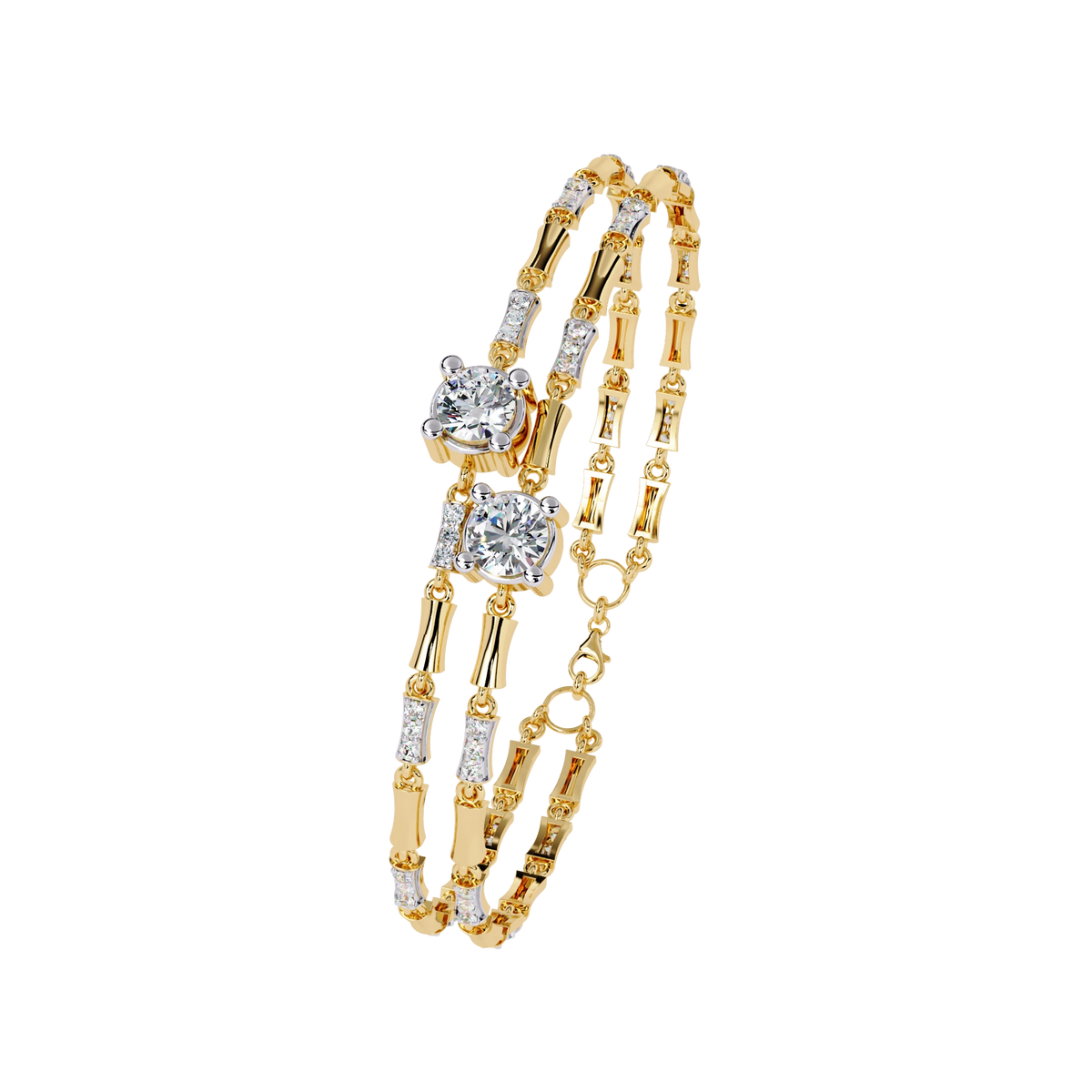 Multi-Layer Diamond Bracelet