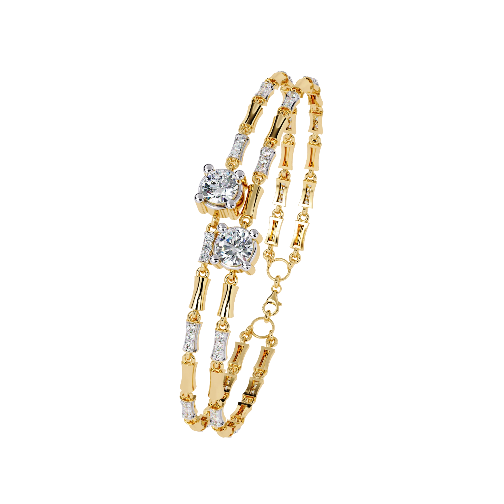 Multi-Layer Diamond Bracelet