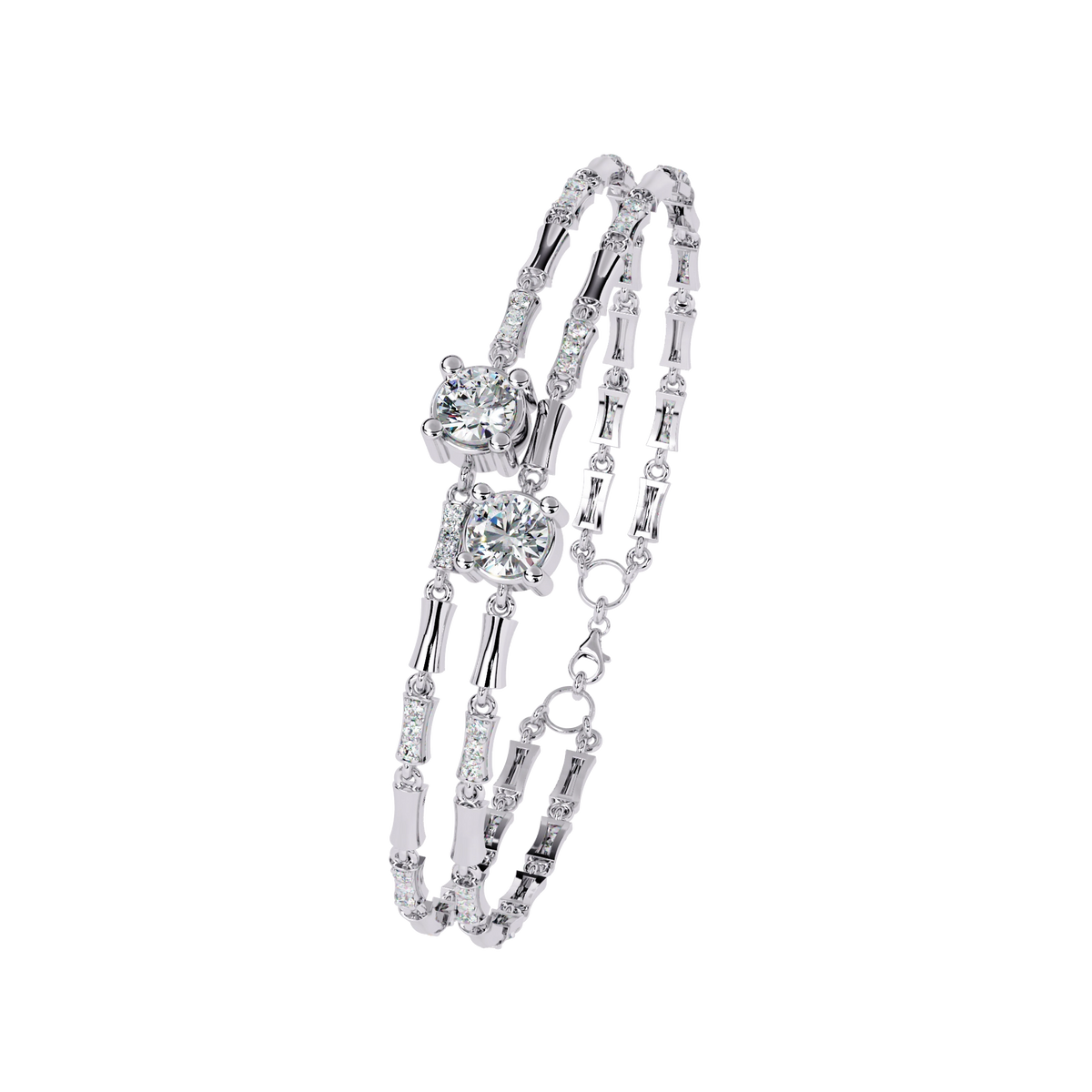 Multi-Layer Diamond Bracelet