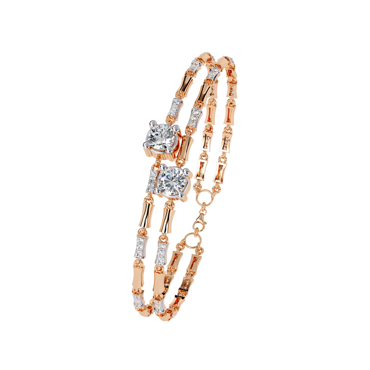 Multi-Layer Diamond Bracelet