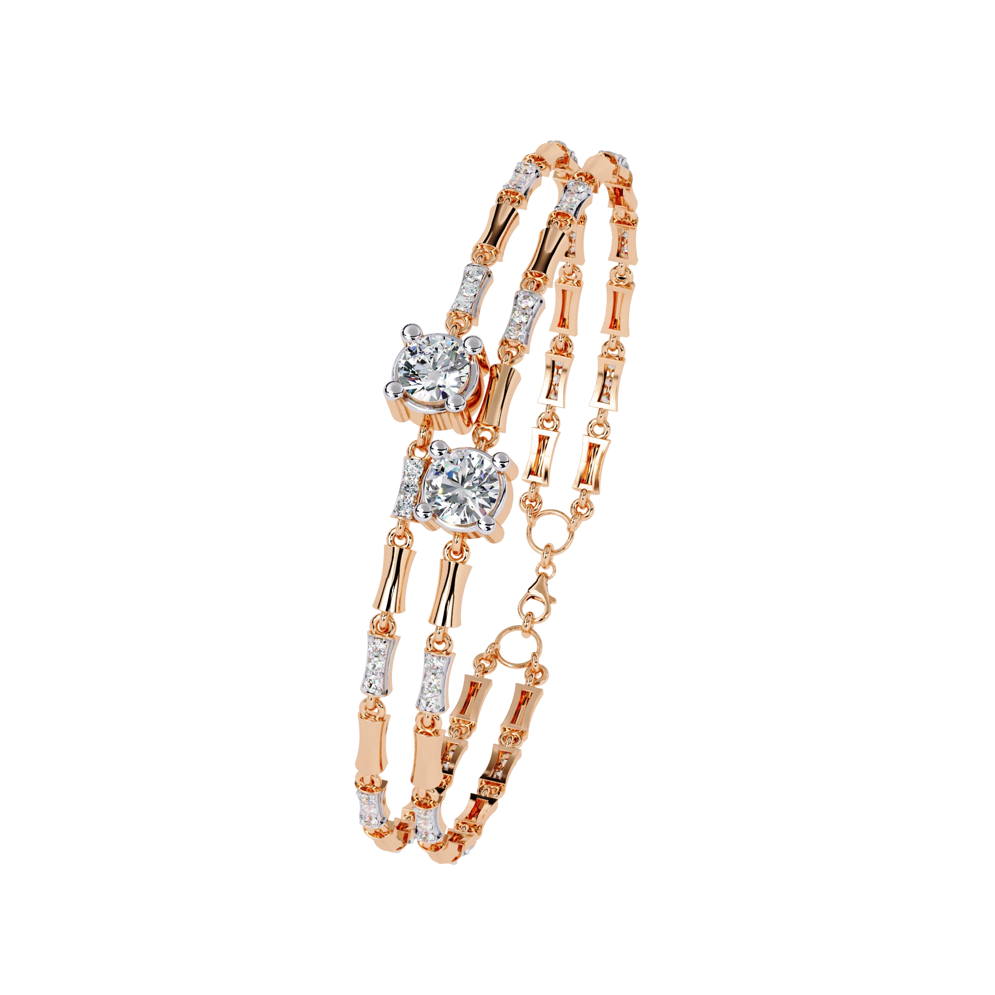 Multi-Layer Diamond Bracelet