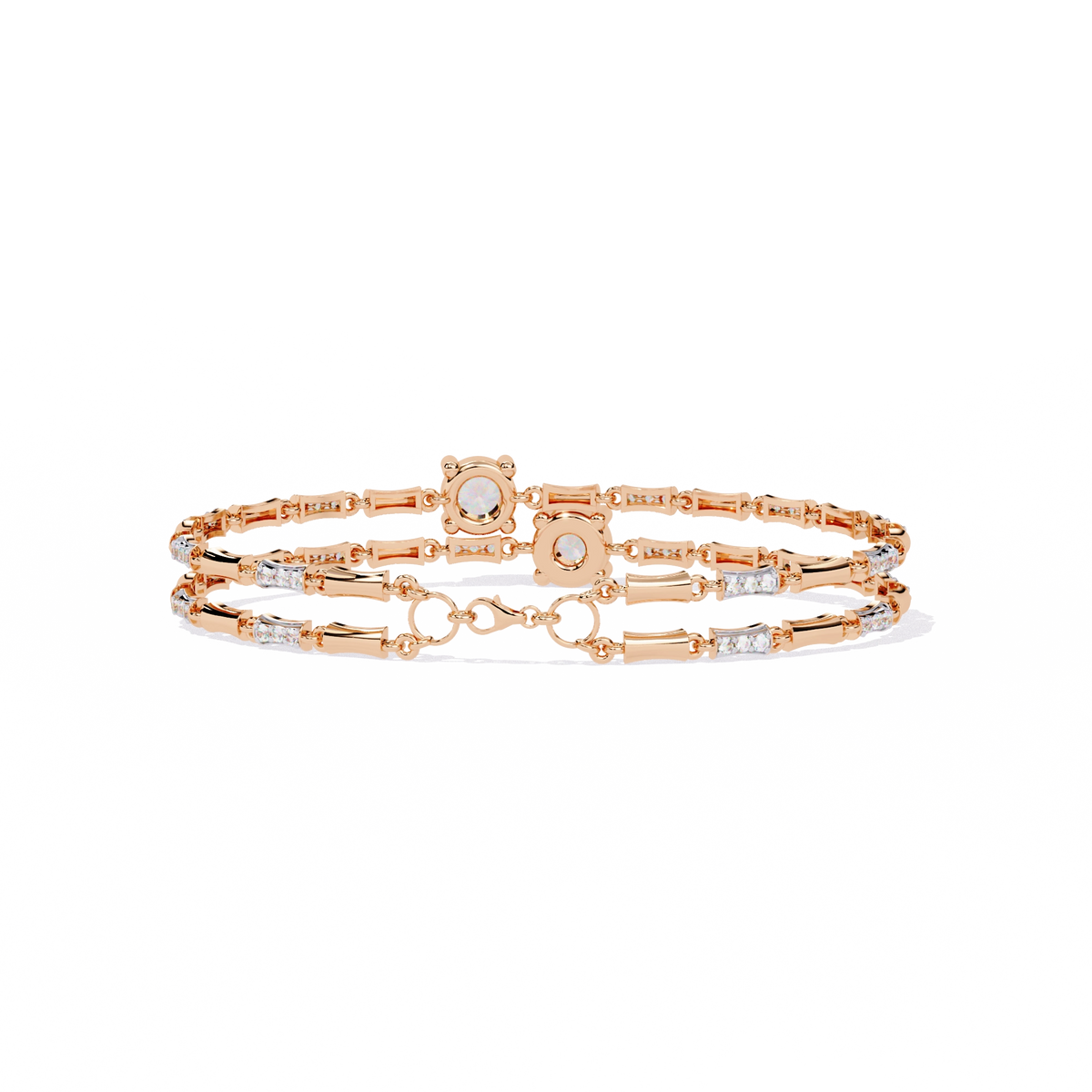 Multi-Layer Diamond Bracelet