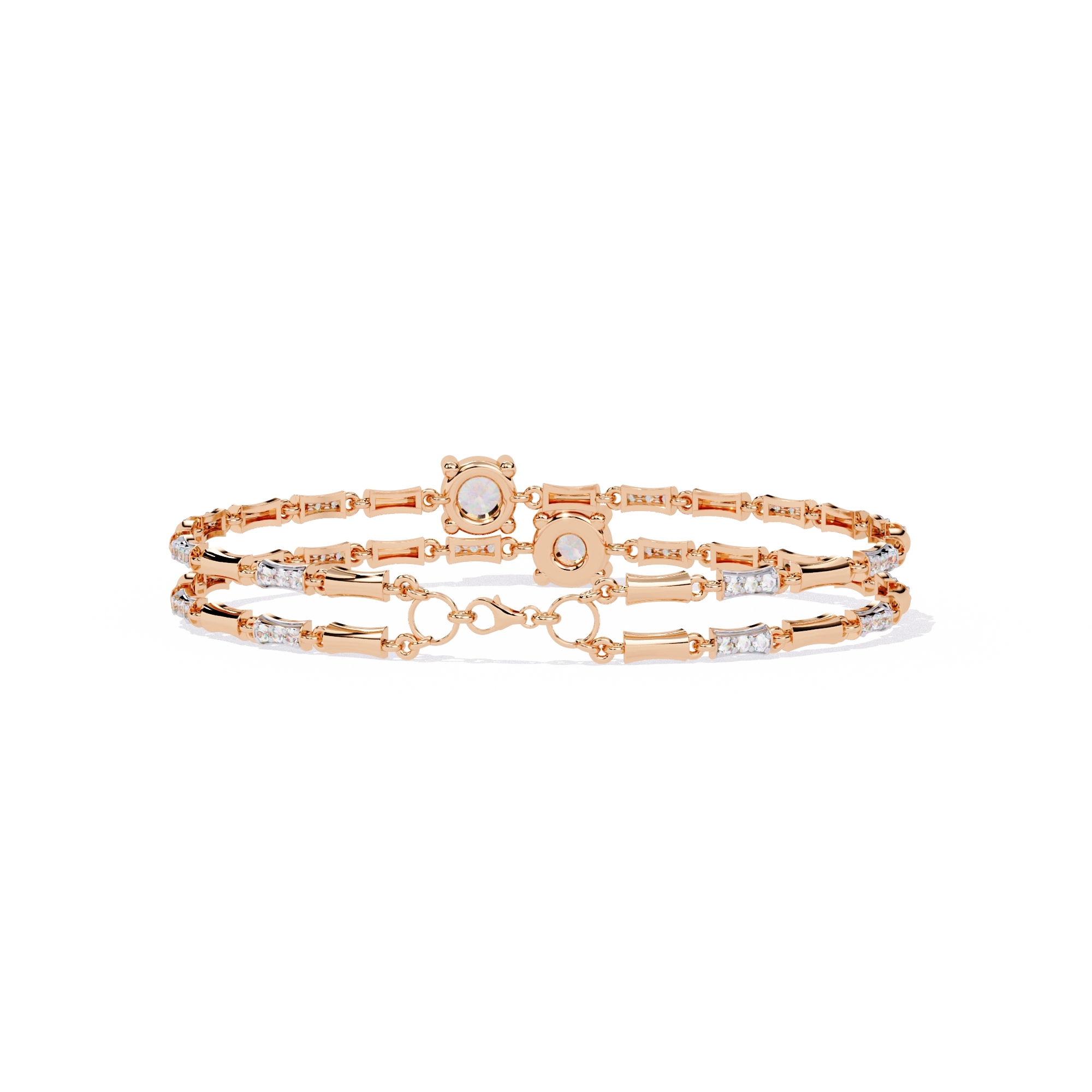 Multi-Layer Diamond Bracelet