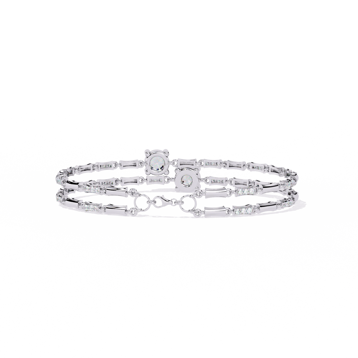 Multi-Layer Diamond Bracelet