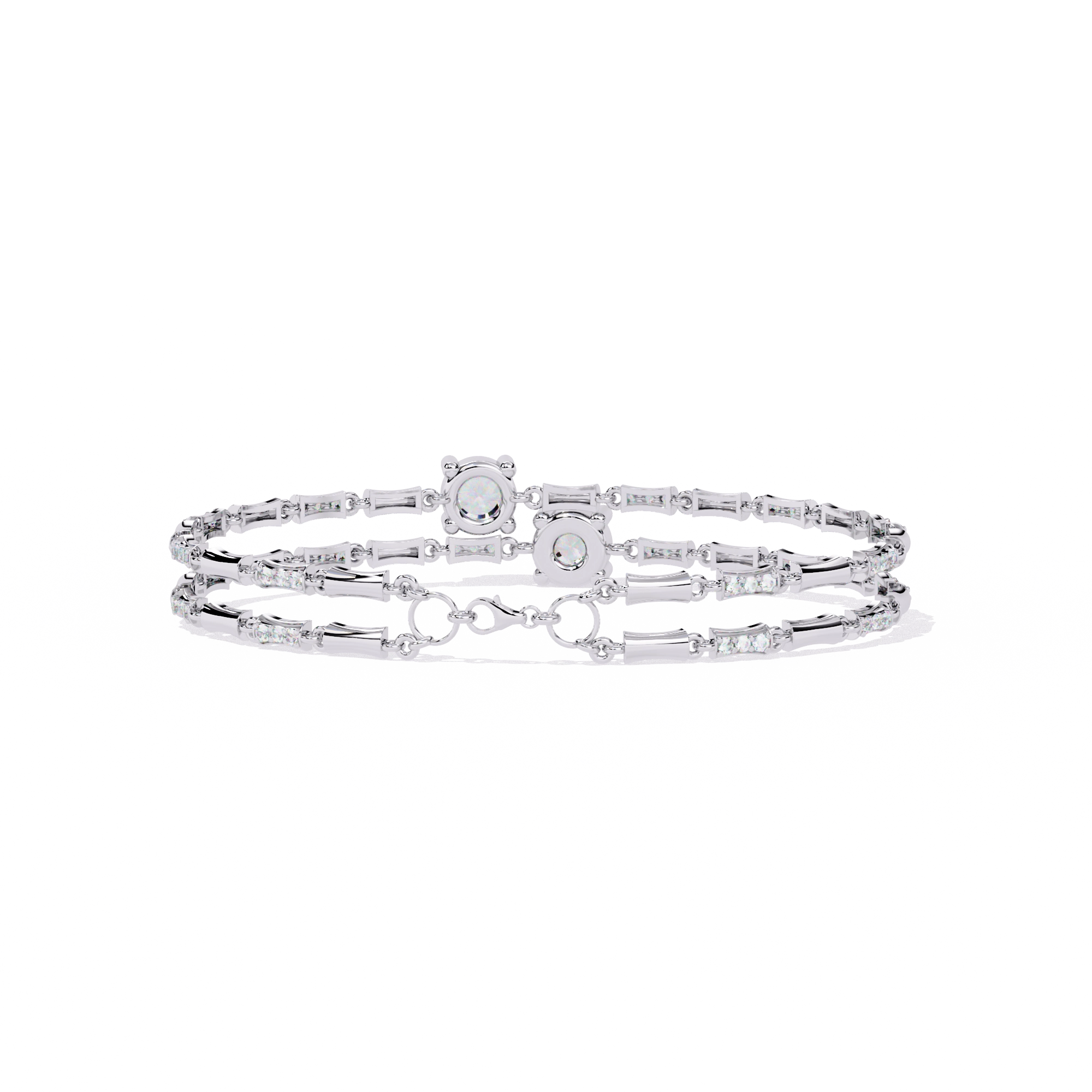Multi-Layer Diamond Bracelet
