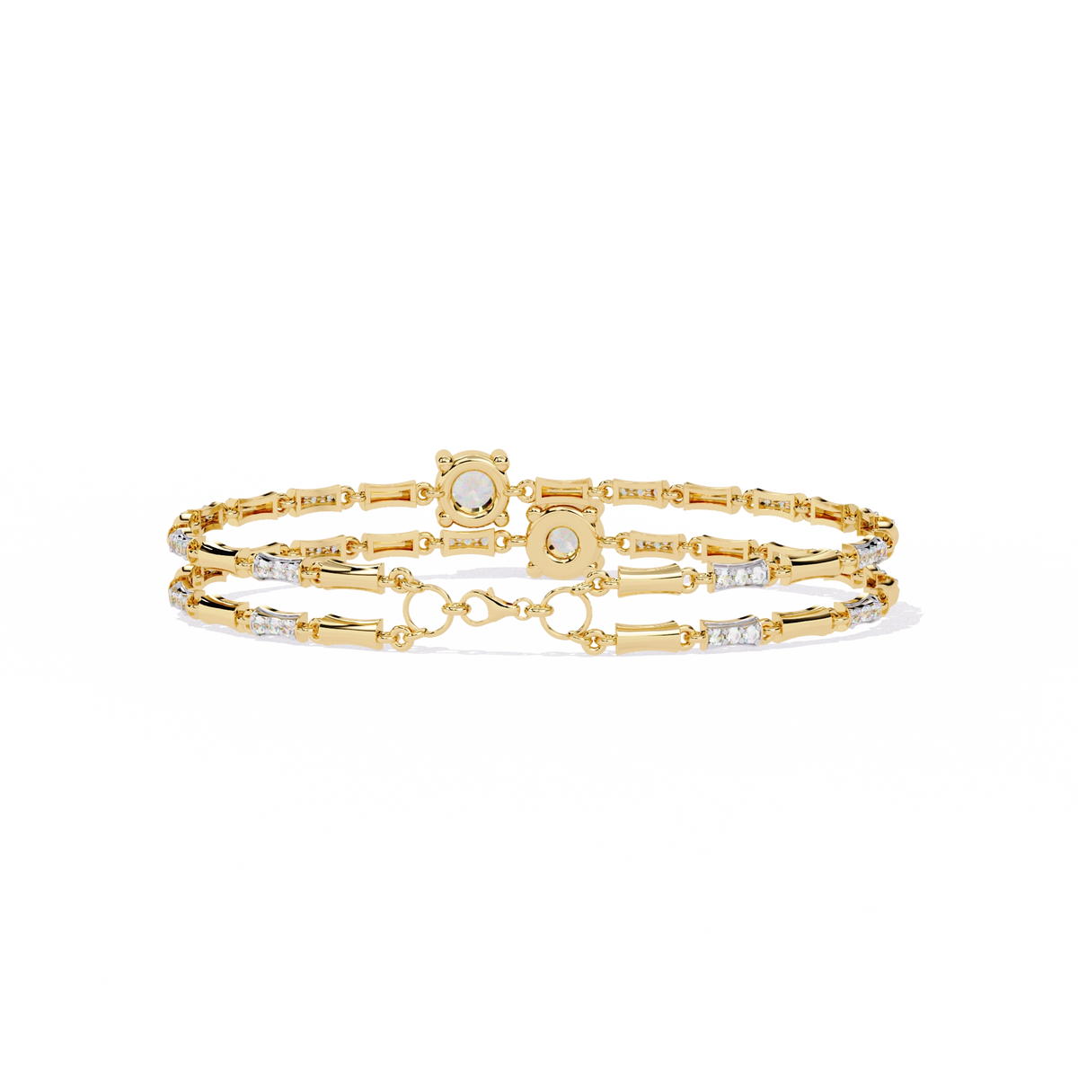 Multi-Layer Diamond Bracelet
