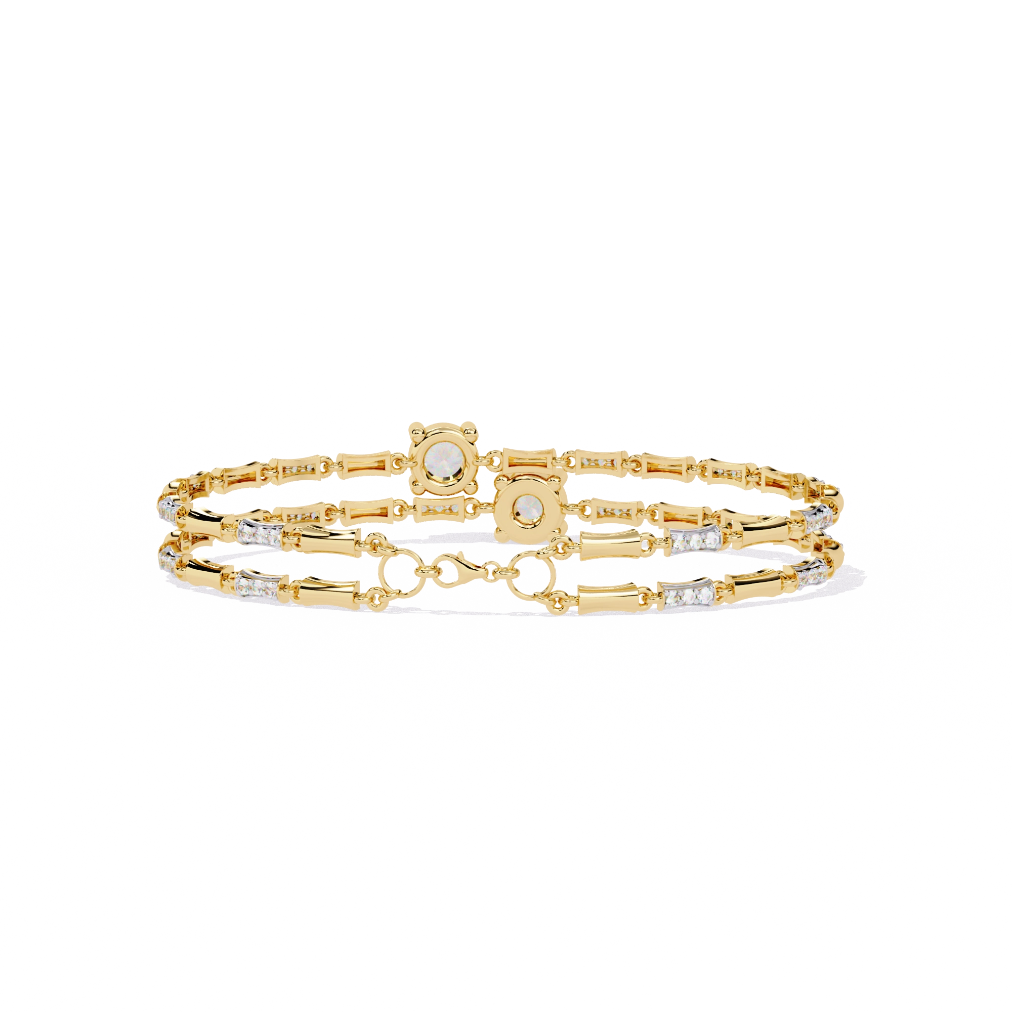 Multi-Layer Diamond Bracelet