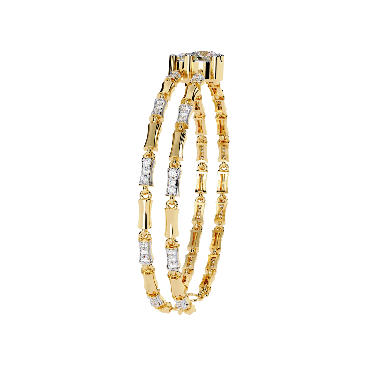 Multi-Layer Diamond Bracelet