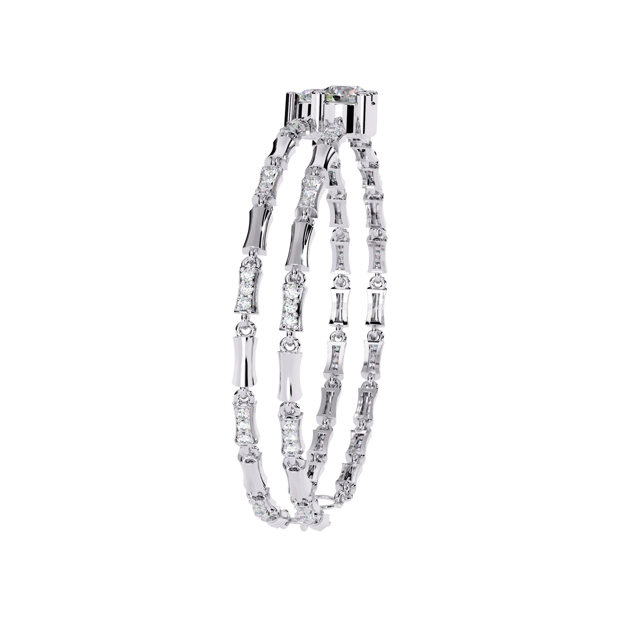 Multi-Layer Diamond Bracelet