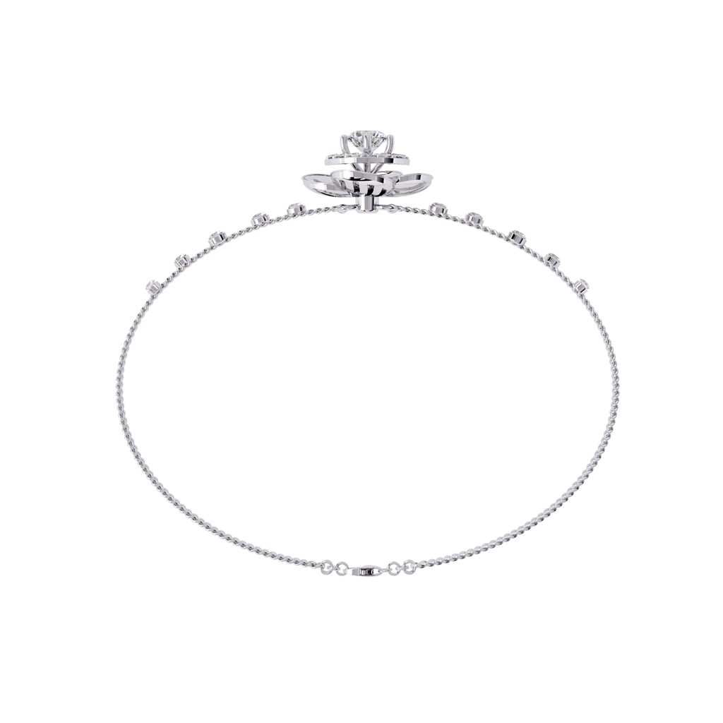Floral Diamond Bracelet