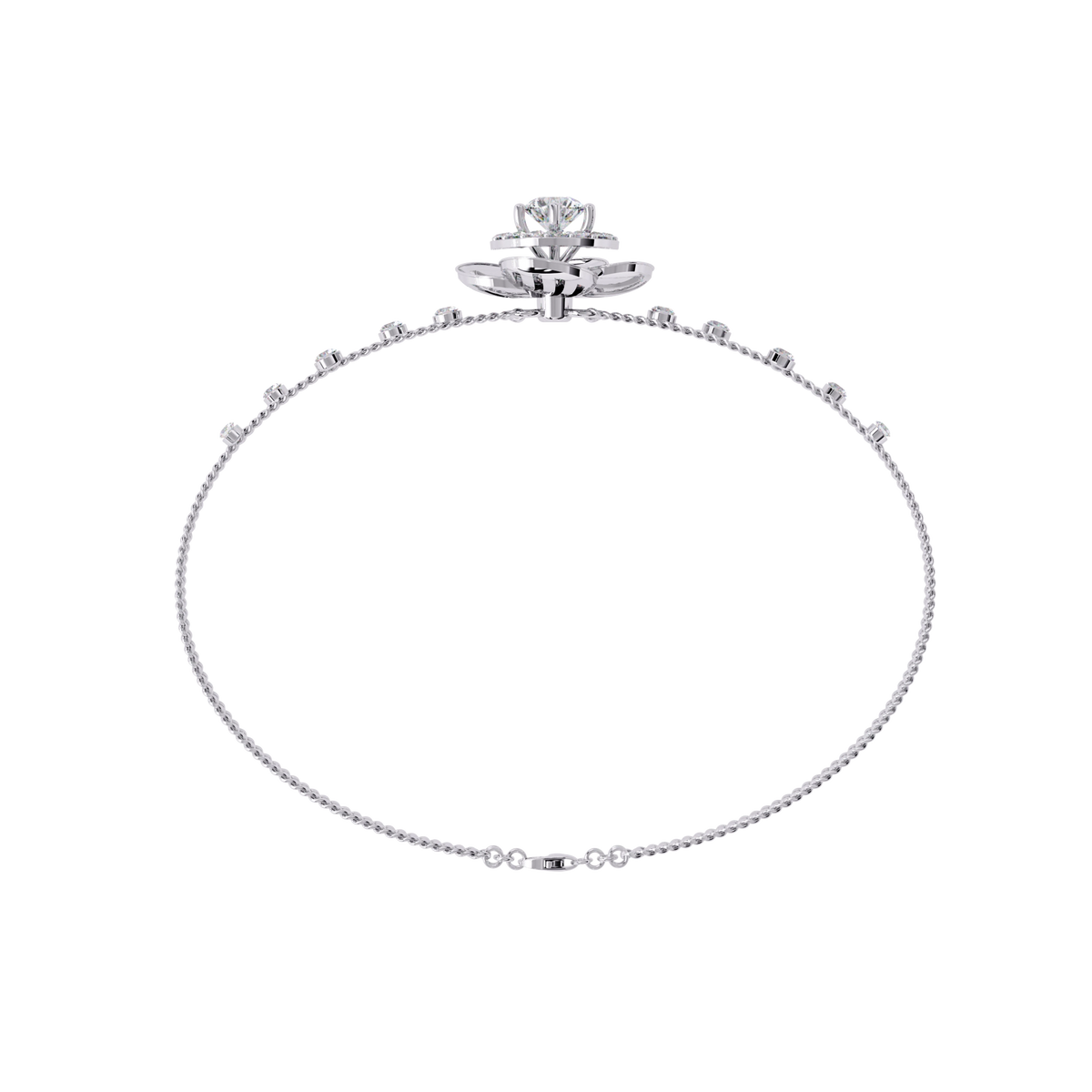 Floral Diamond Bracelet