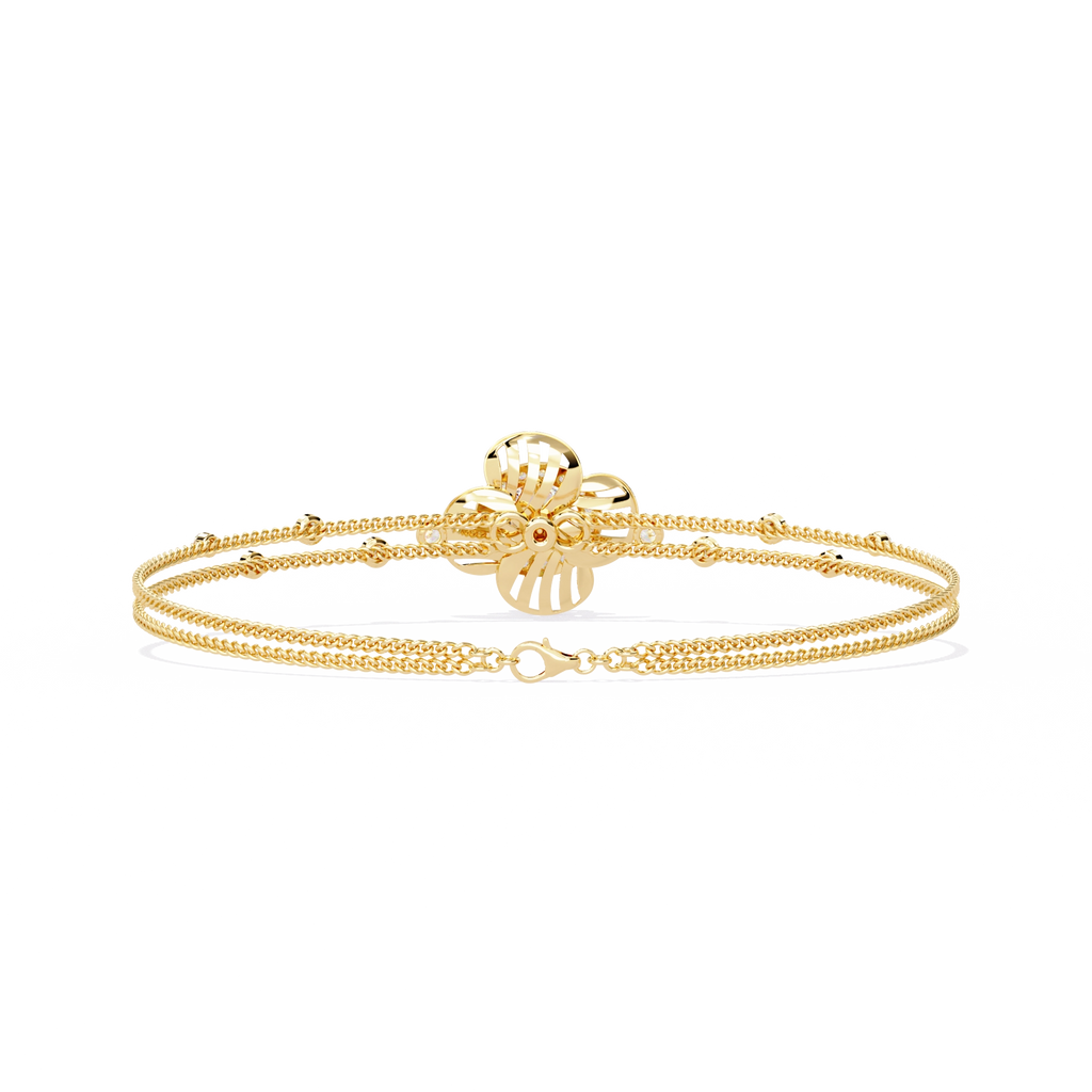 Floral Diamond Bracelet