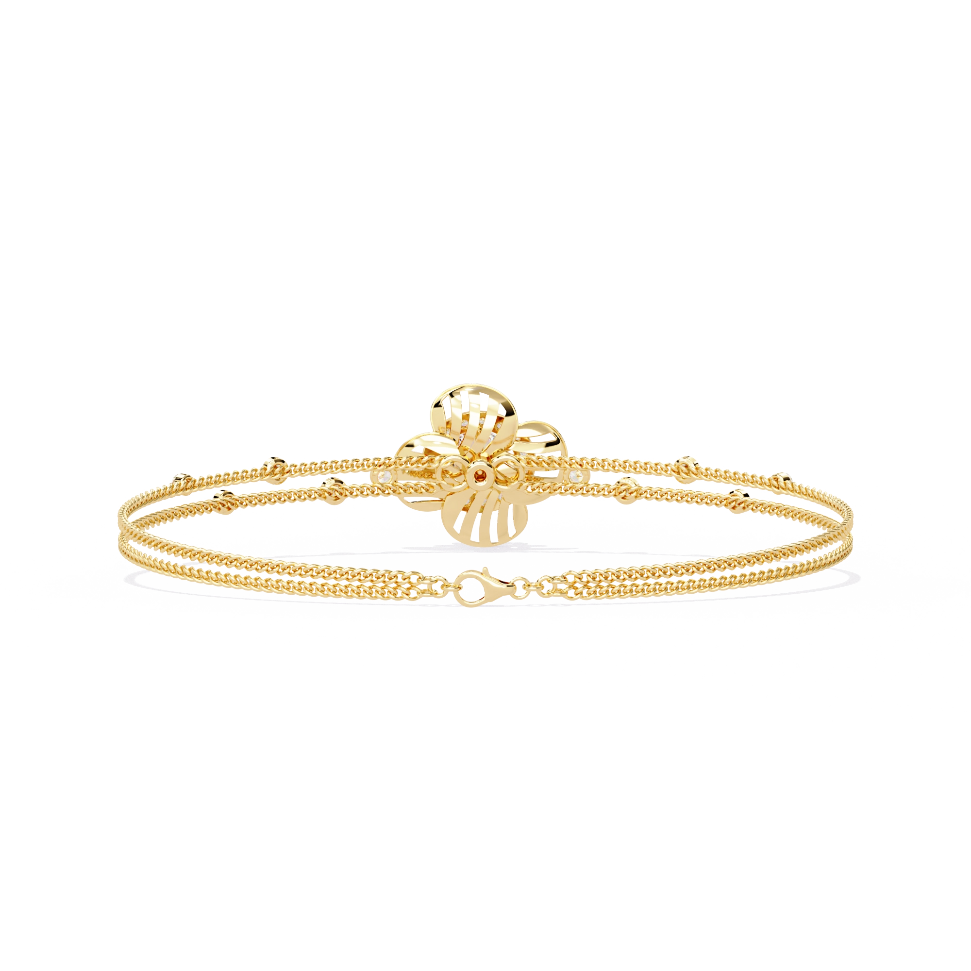 Floral Diamond Bracelet