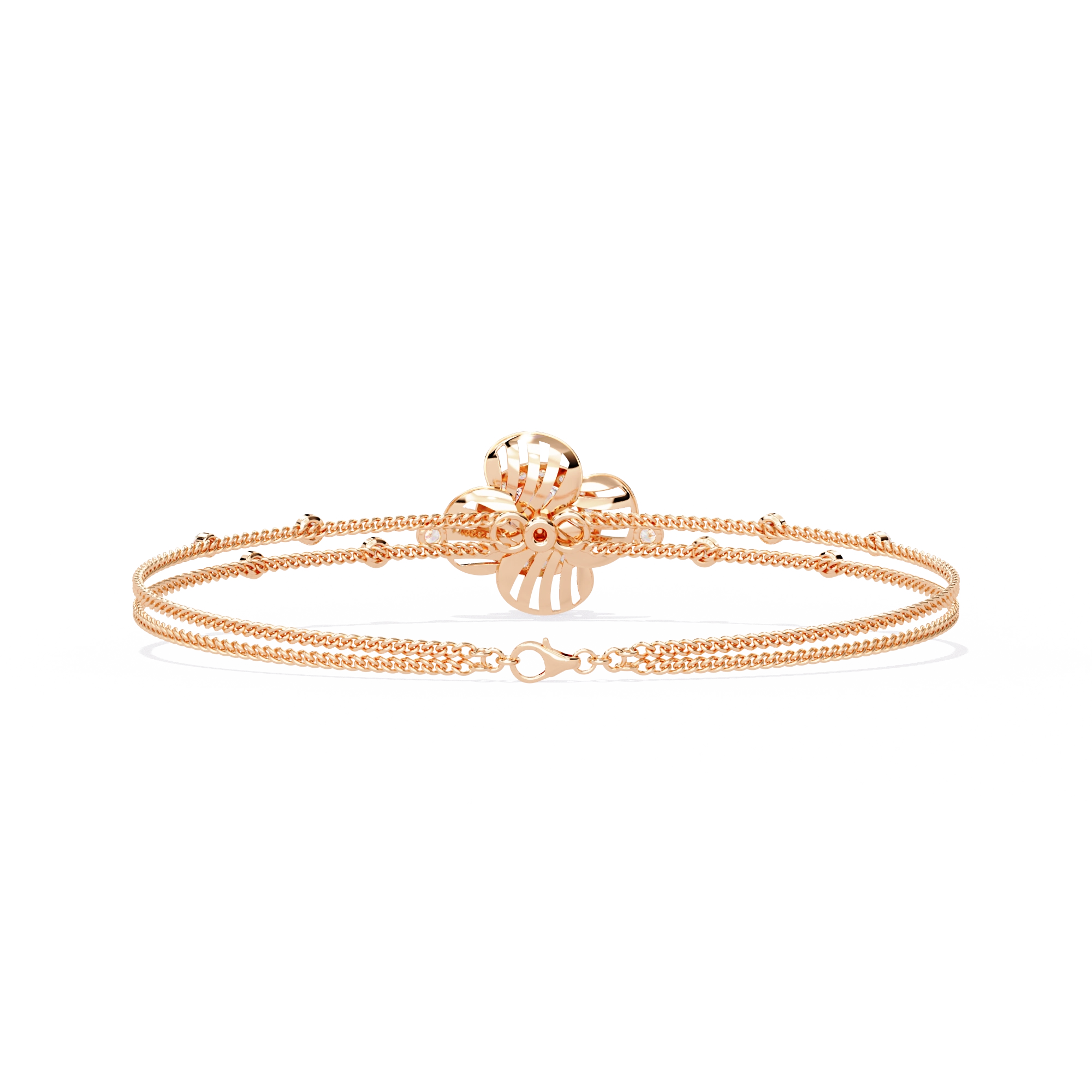 Floral Diamond Bracelet