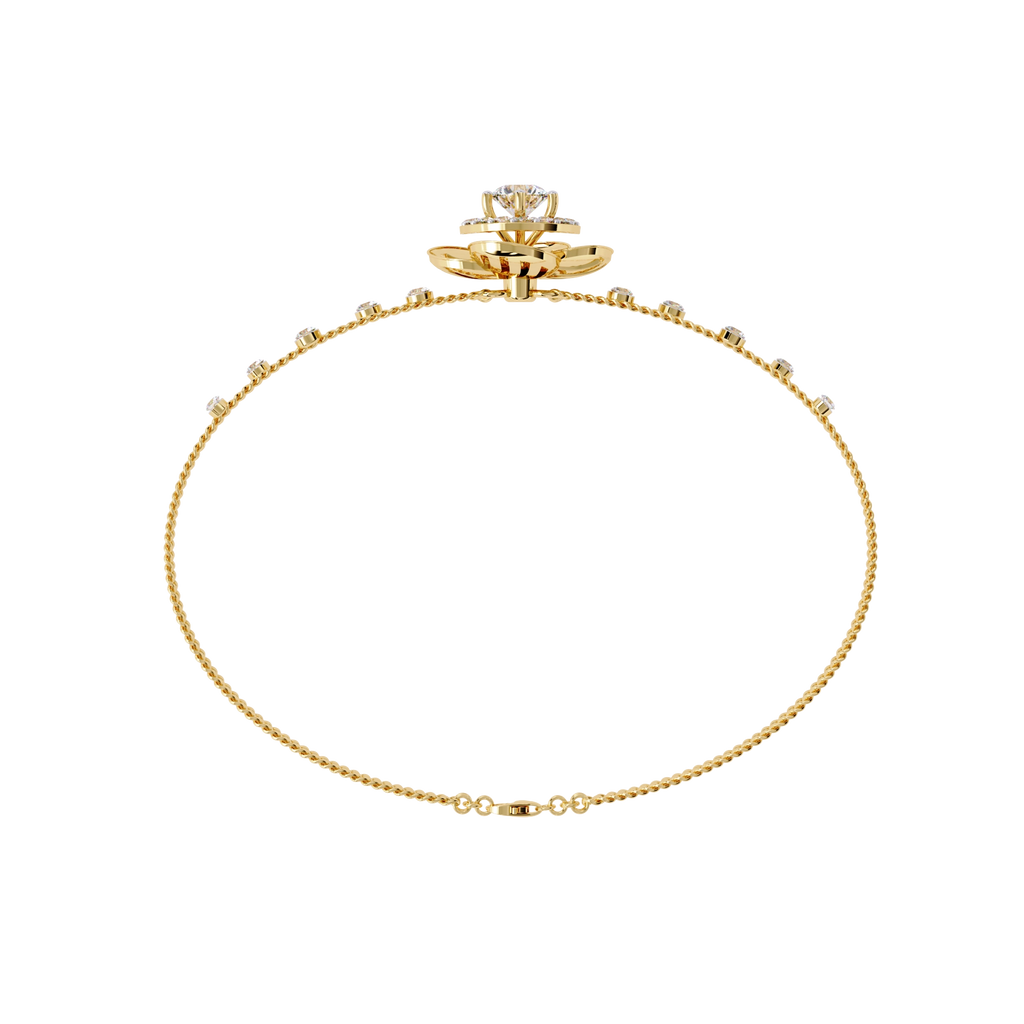 Floral Diamond Bracelet